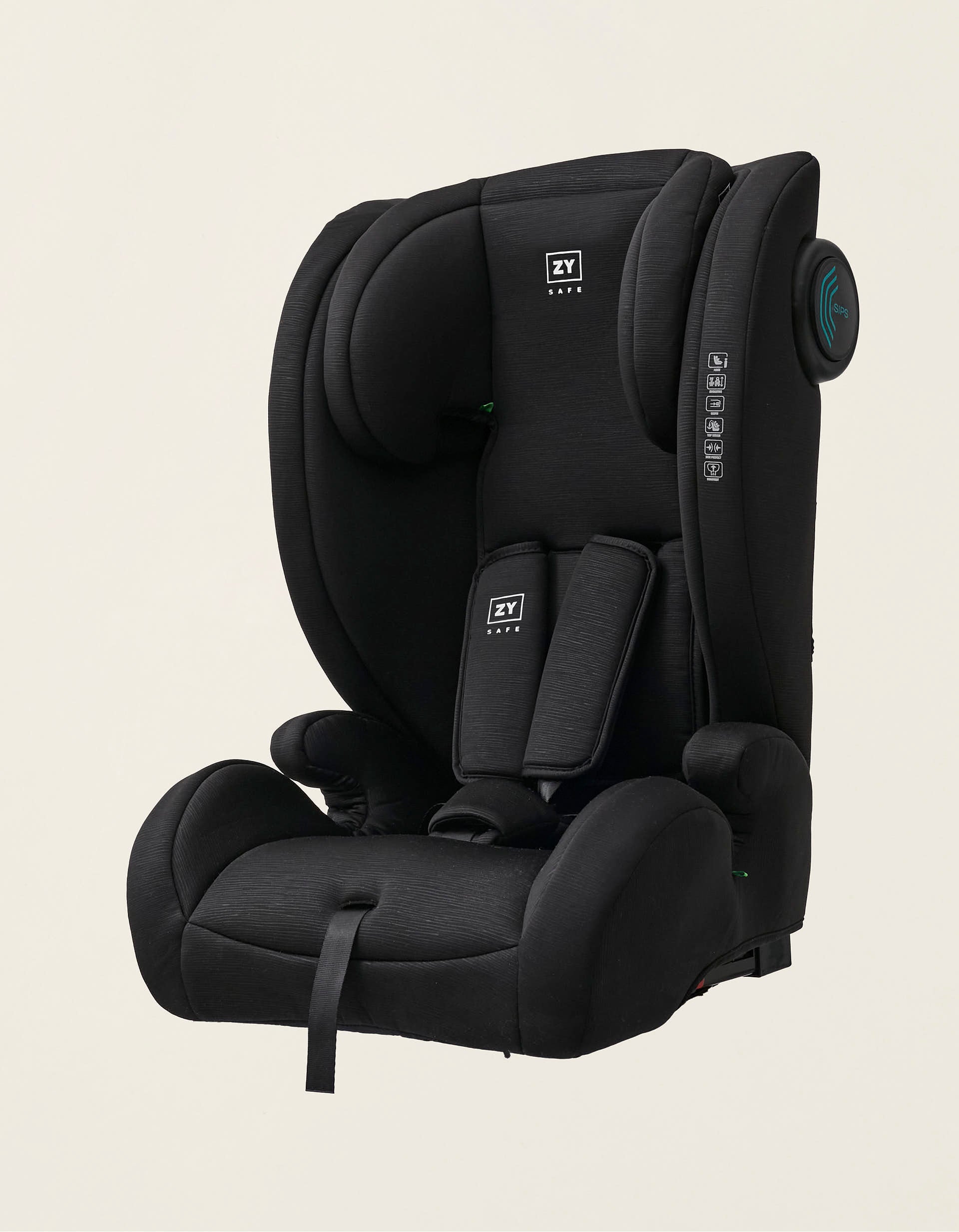 Cadeira Auto I-Size ZY Safe Primecare Isofix (76-150cm), Preto