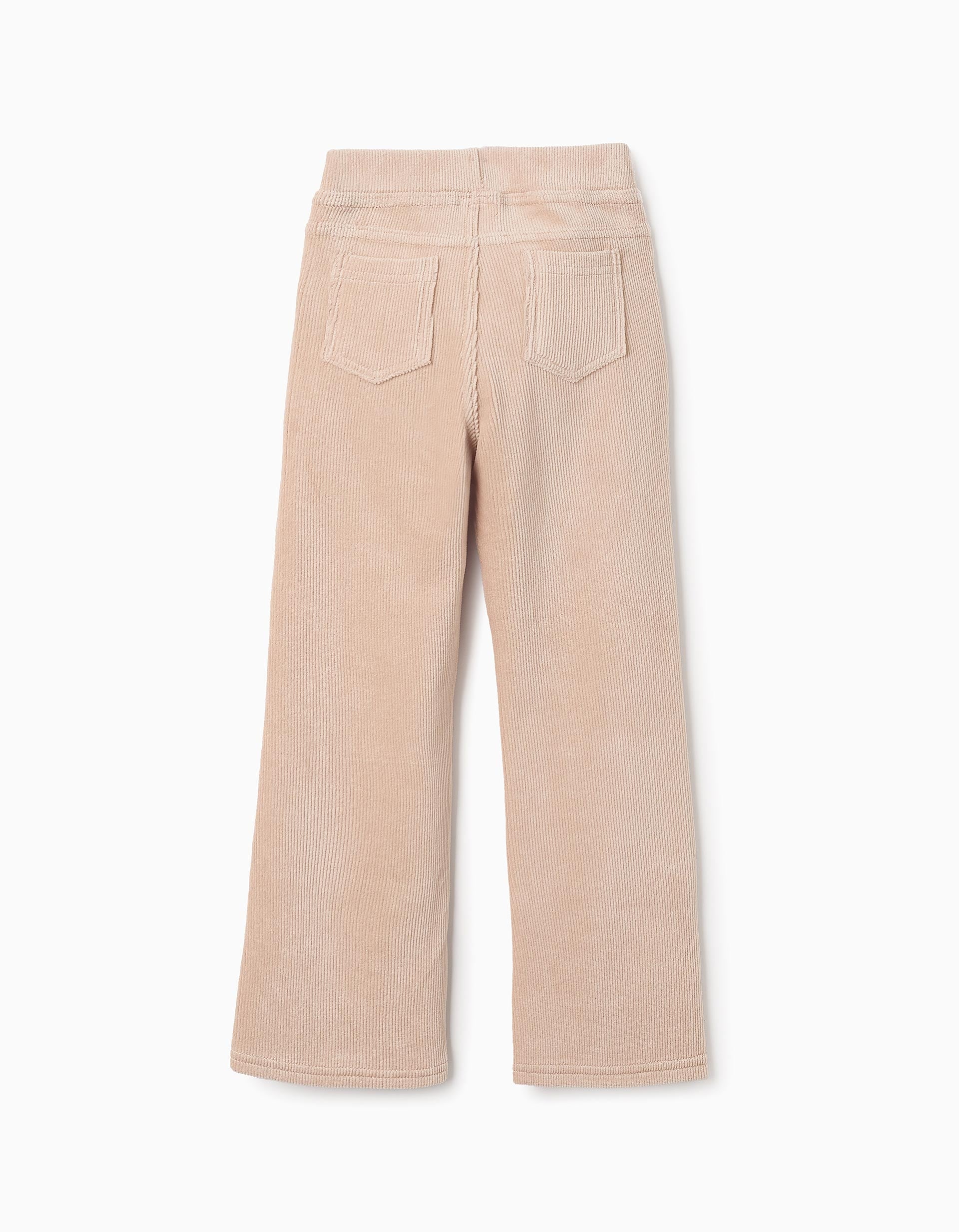 Jegging de Pana para Niña 'Flare', Beige