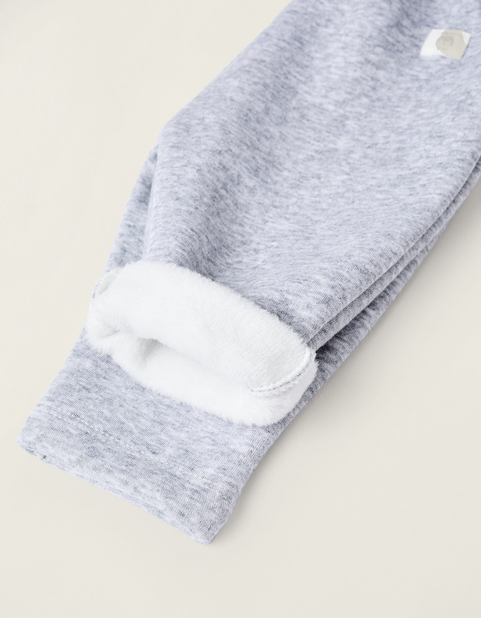 Thermal Fleece Set for Newborn Babies 'Hedgehog', Grey