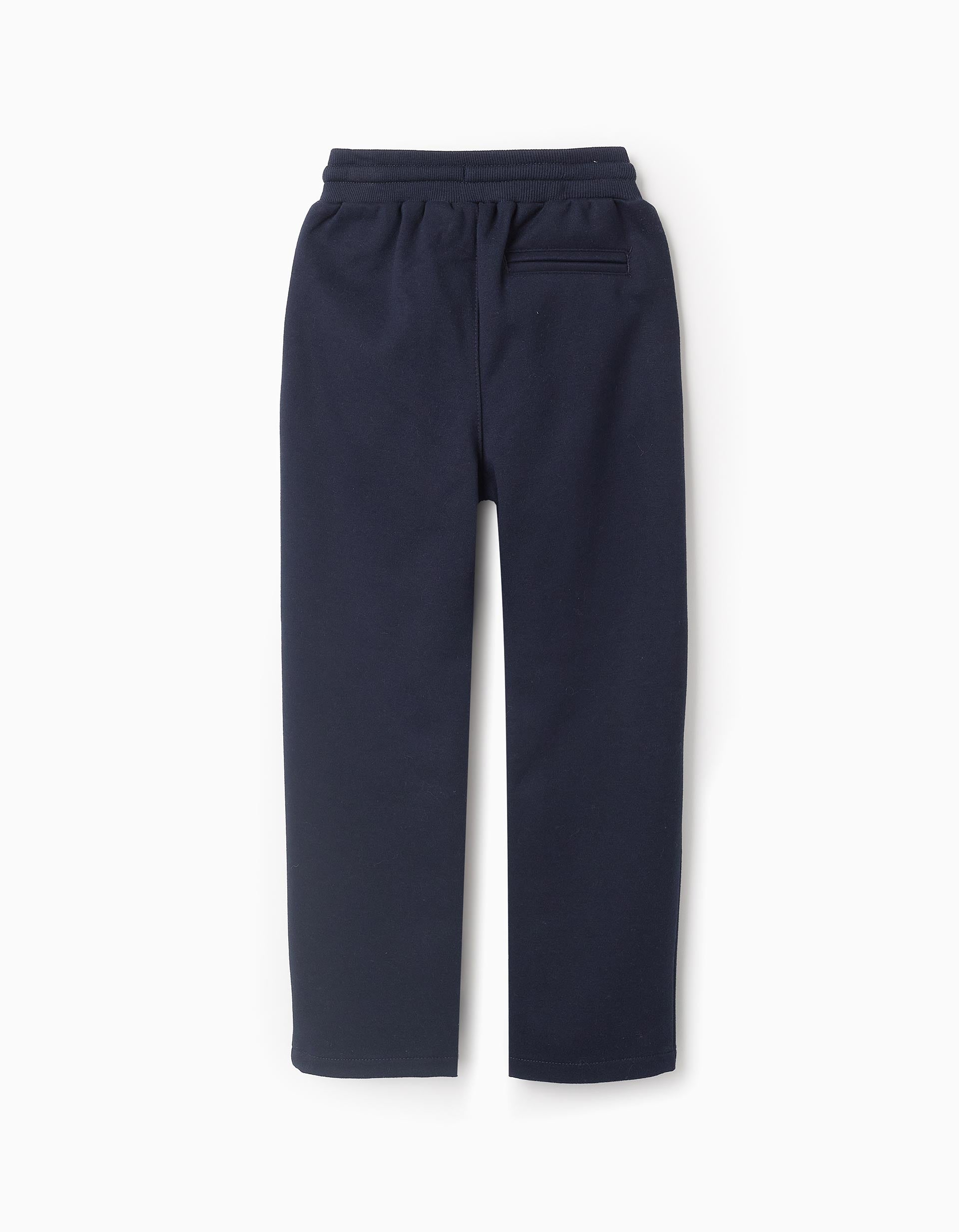 Interlock Trousers for Boys 'Straight', Dark Blue