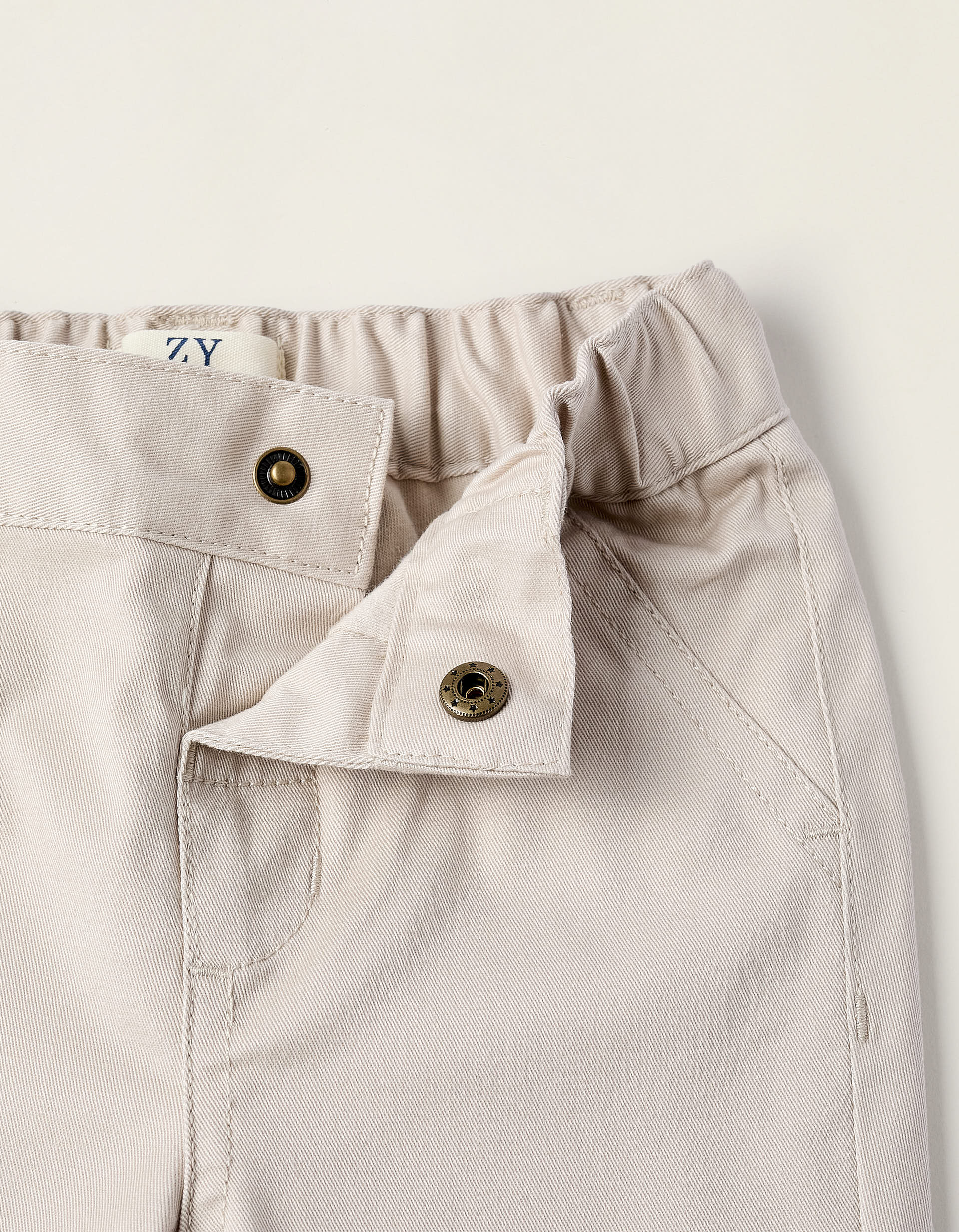 Chino Trousers for Newborn Boys, beige