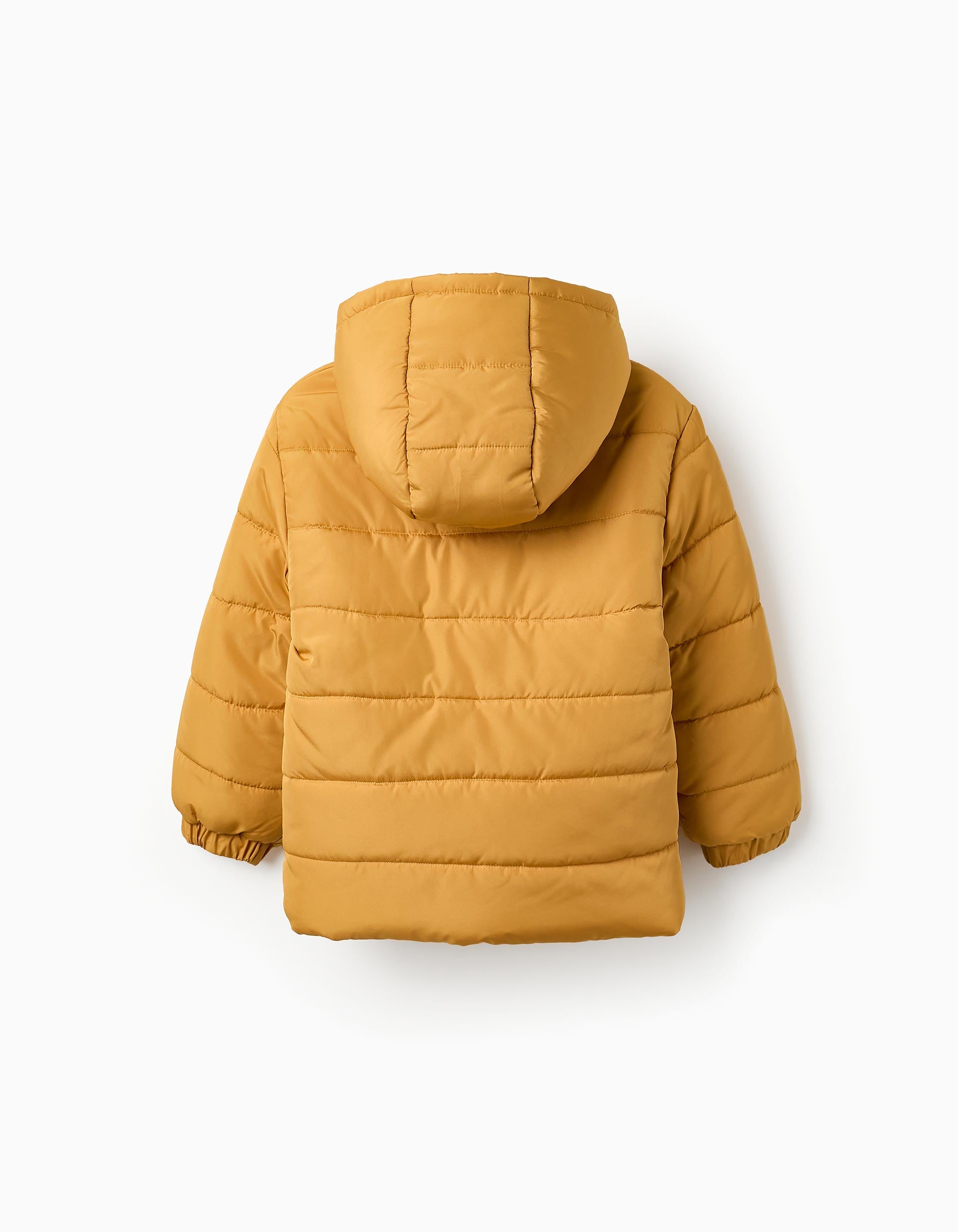 Chaqueta Acolchada con Capucha para Niño, Amarillo