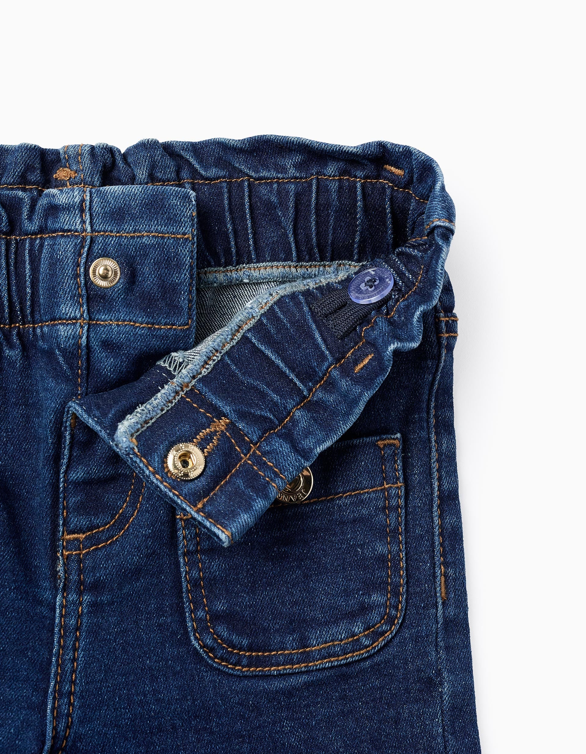 Jean Flare pour Bébé Fille, Bleu Foncé