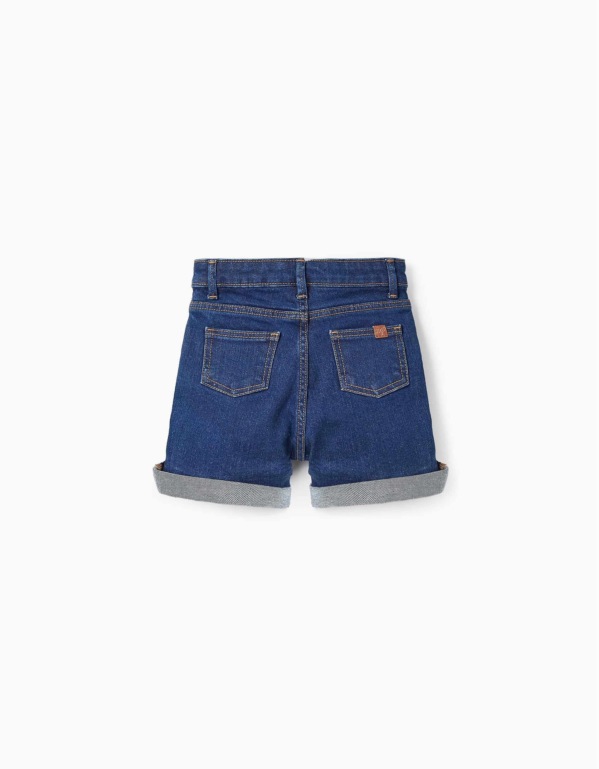 Denim Shorts for Baby Girls, Blue