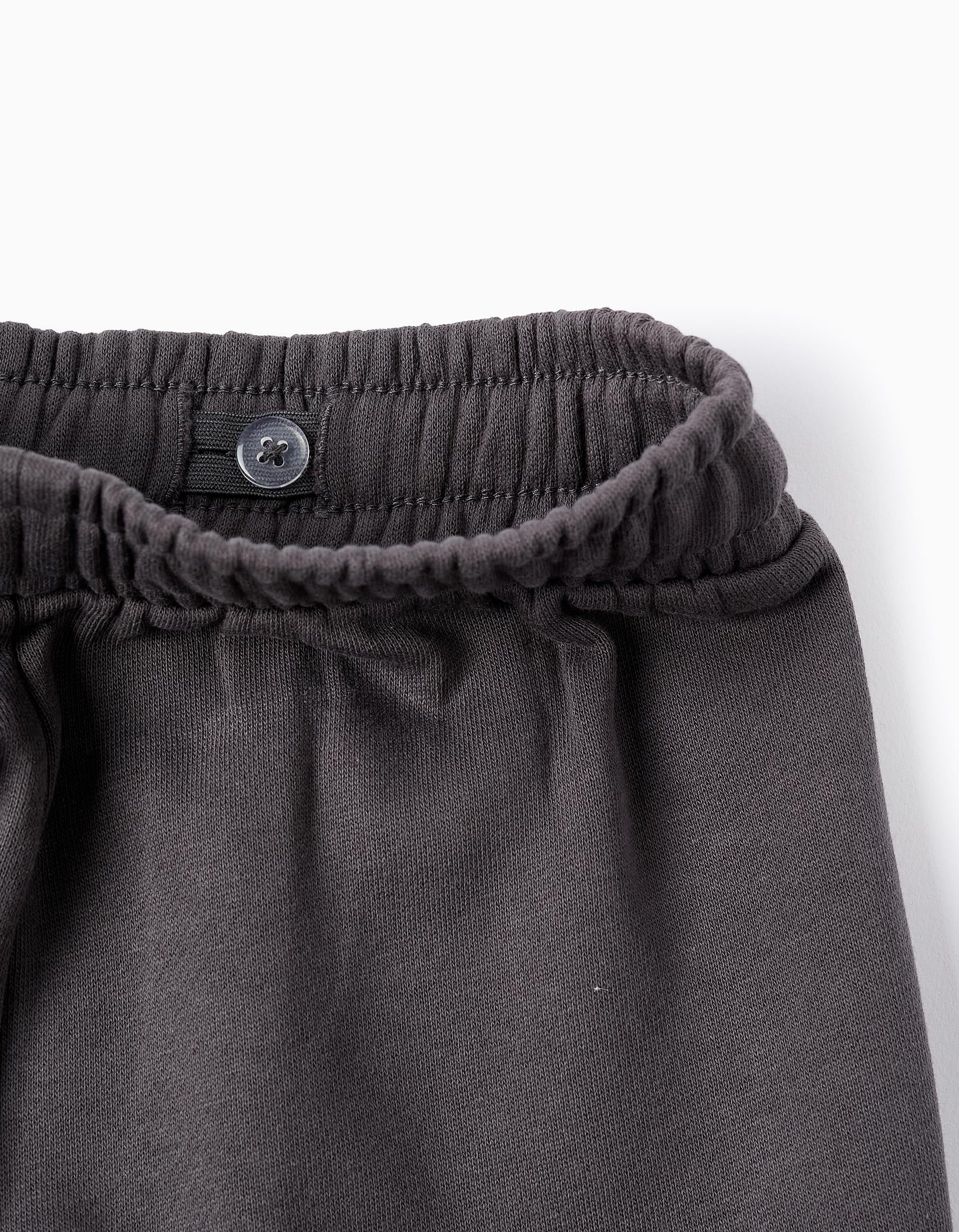 Pantalón Jogger con Bolsillos Cargo para Niña, Gris