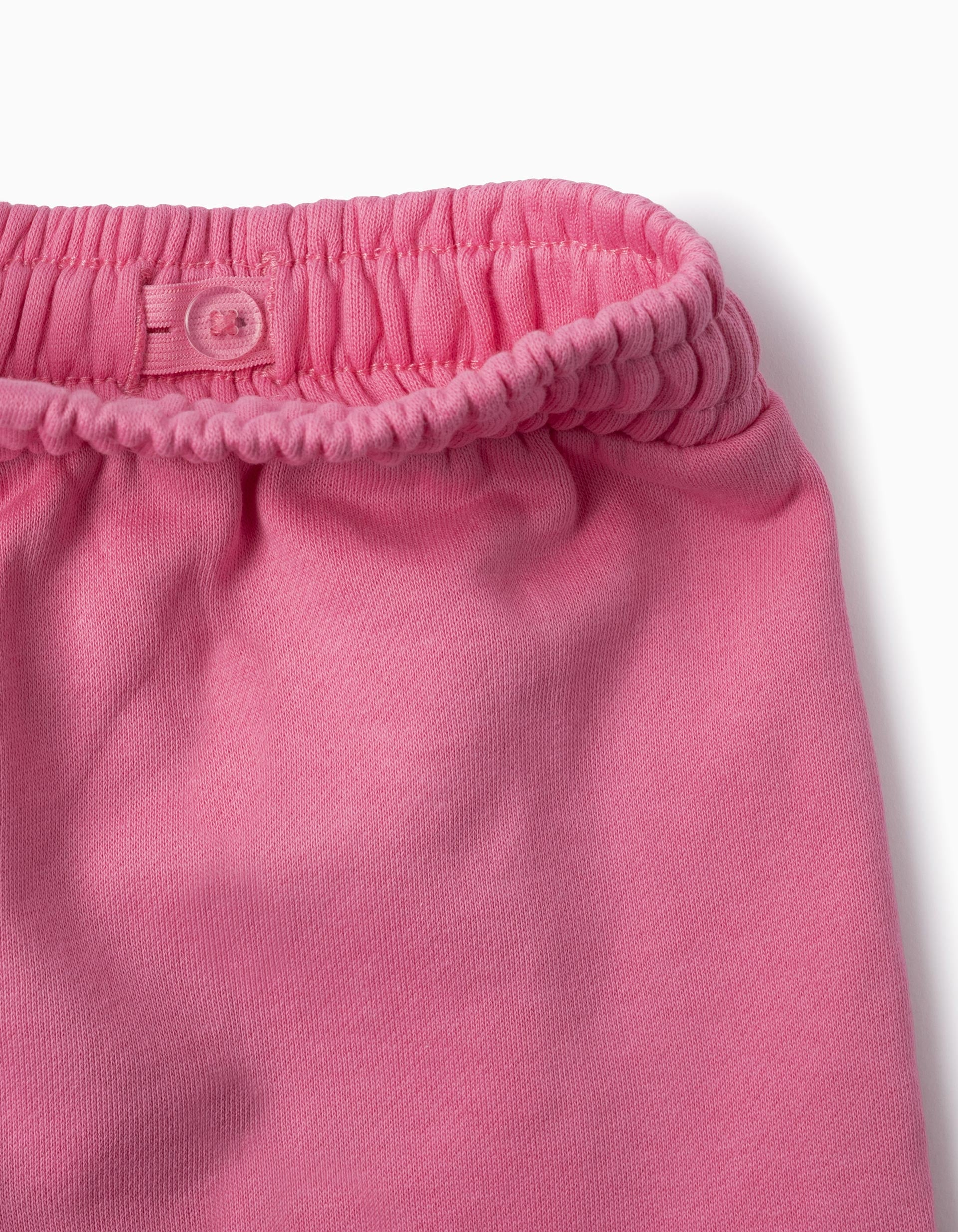 Pantalón de Algodón con Bolsillos Cargo para Niña, Rosa