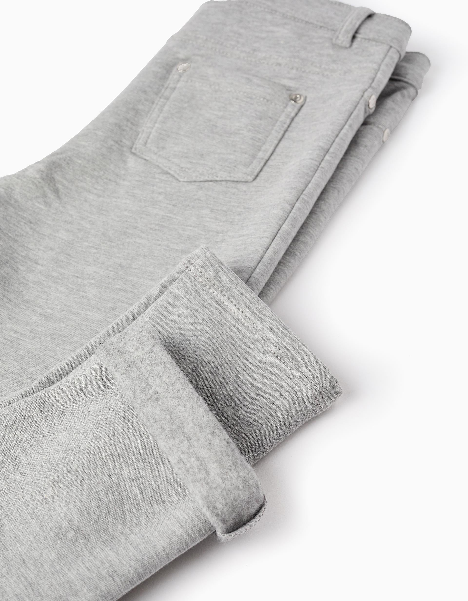 Jegging Perchado para Niña 'Skinny', Gris