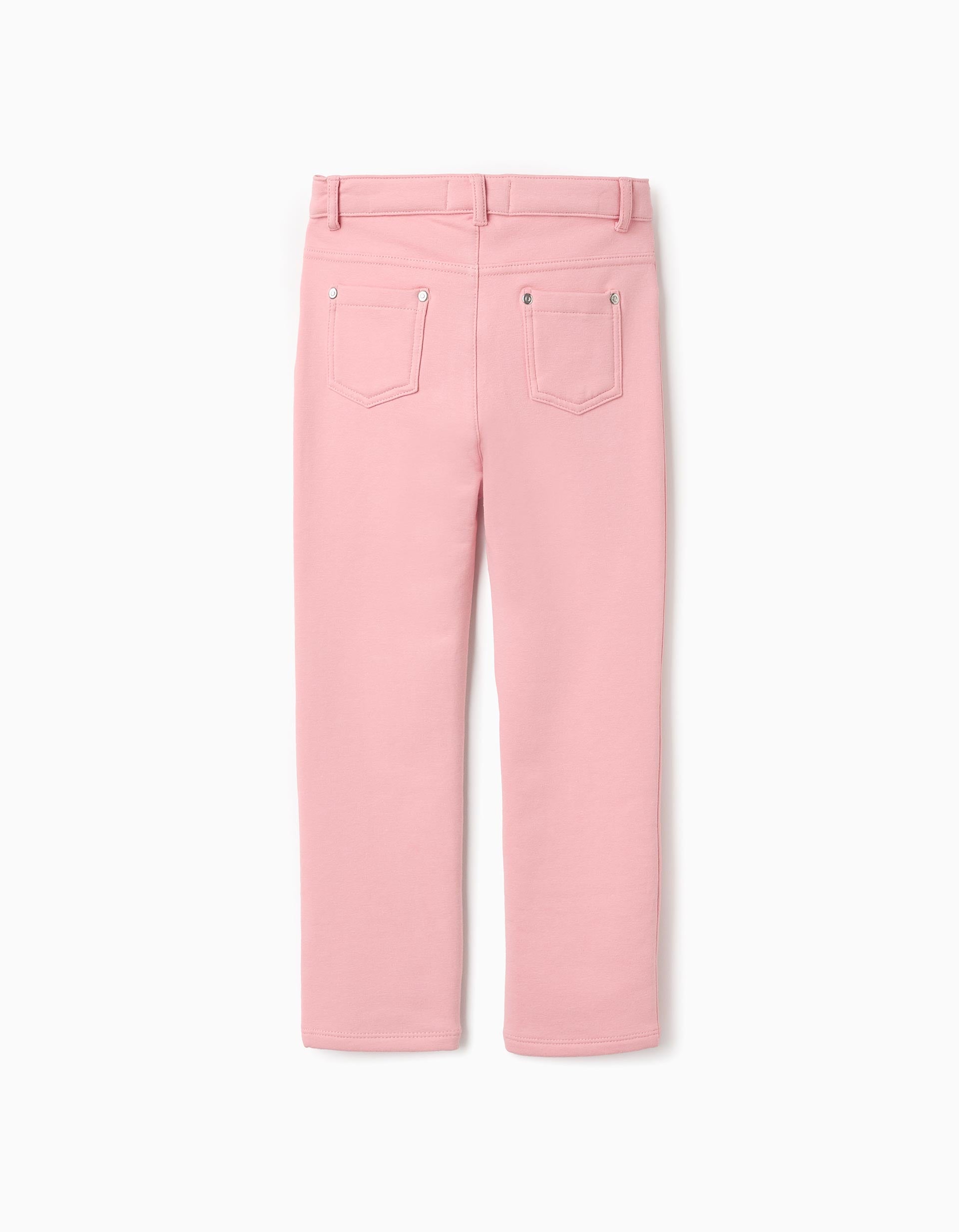 Brushed Jeggings for Girls 'Skinny', Pink