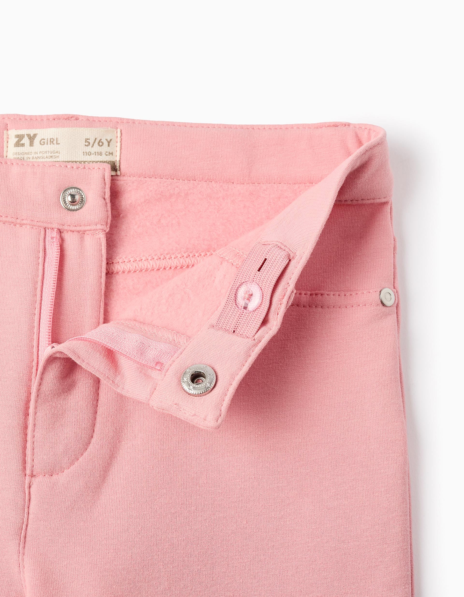 Jegging Gratté pour Fille 'Skinny', Rose