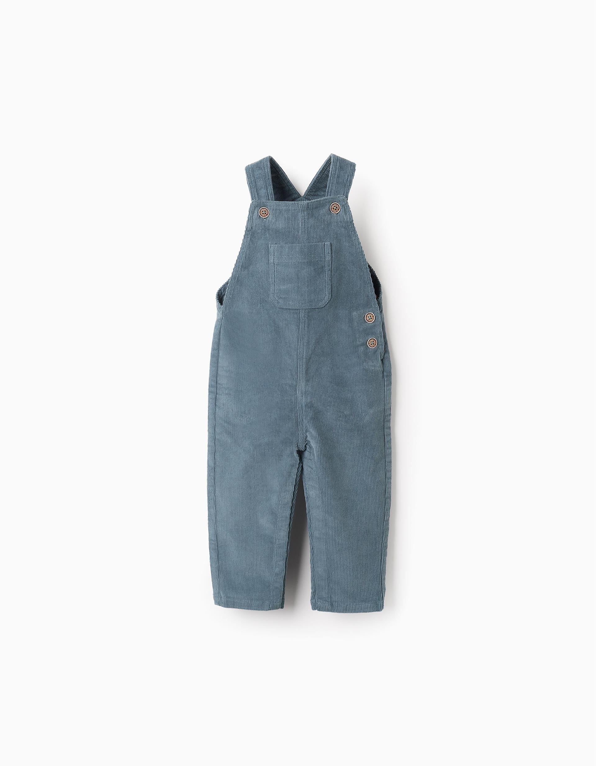 Corduroy Dungarees for Baby Boys, Blue