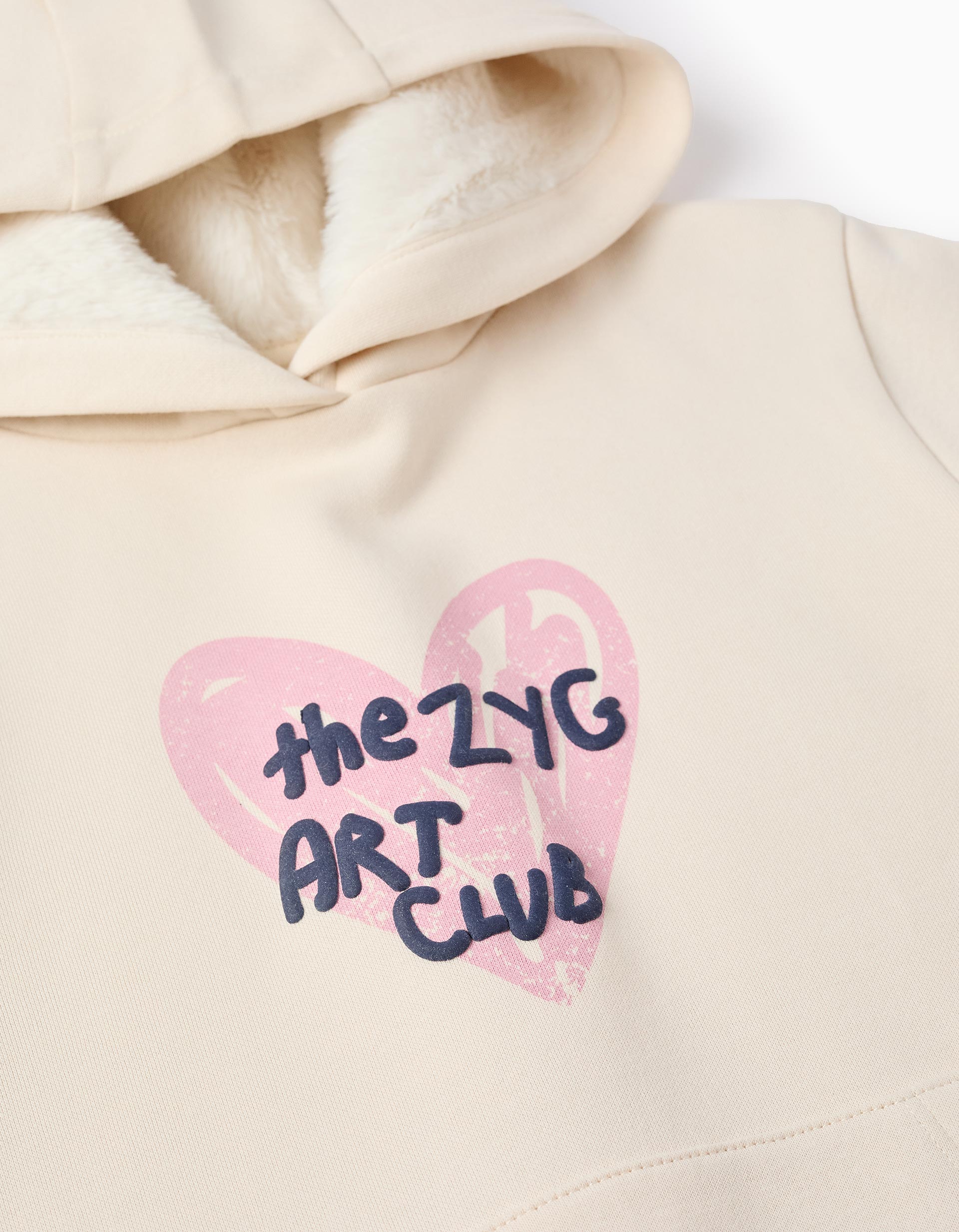 Sweatshirt+ Brushed Leggings for Girls 'Art Club', Beige/Blue