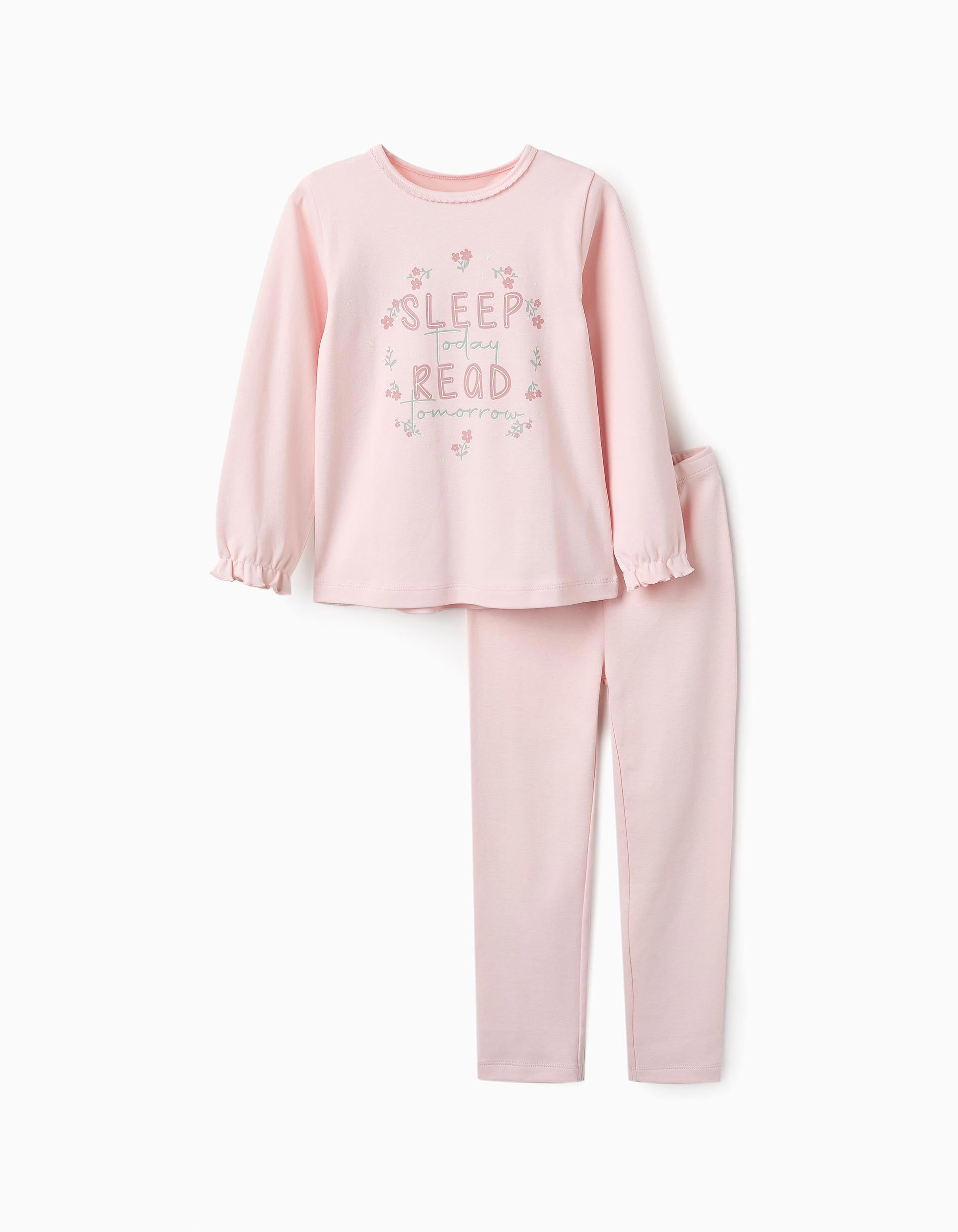 Pyjama Brille dans le Noir avec Jupe en Tulle pour Fille 'Read', Rose