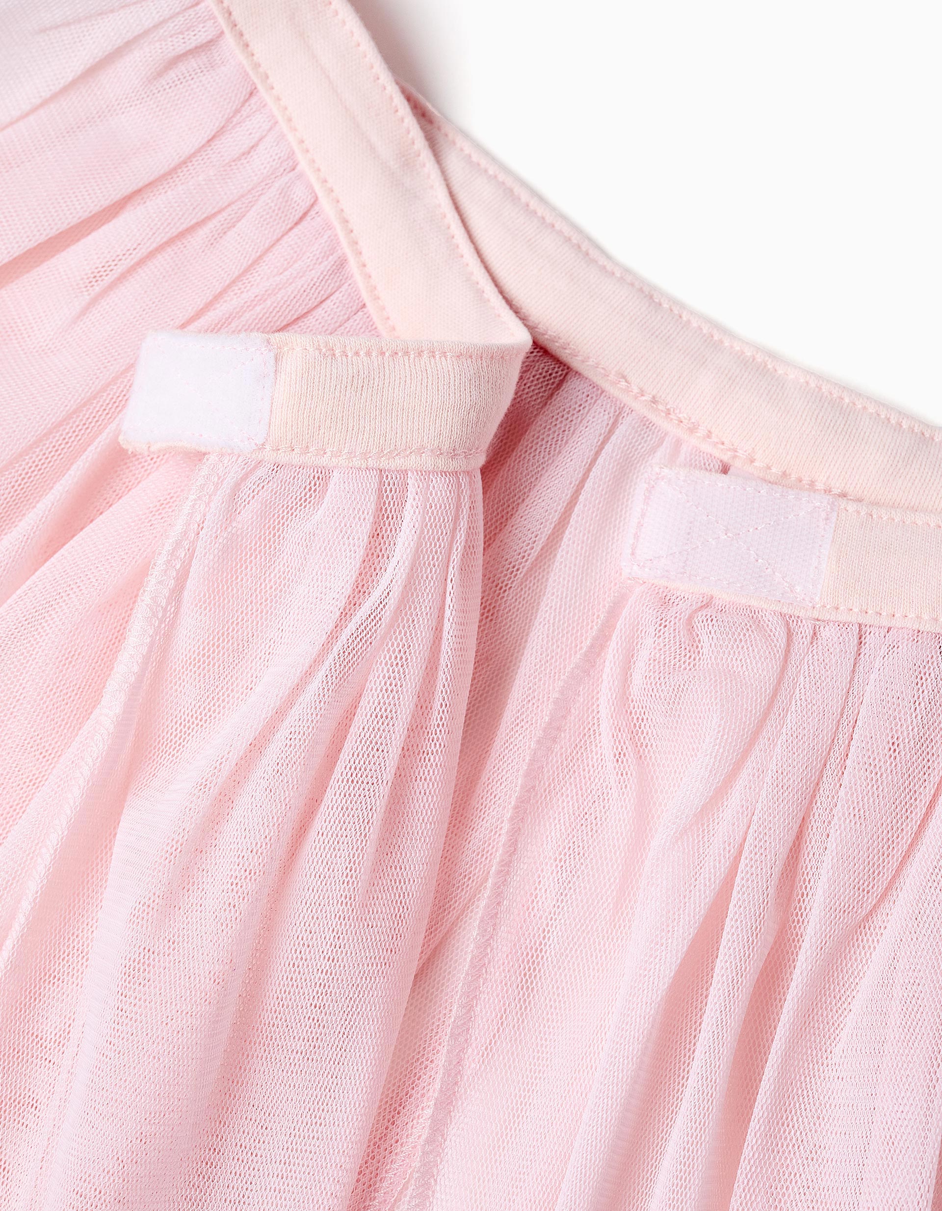 Glow in the Dark Pyjama with Tulle Skirt for Girls 'Read', Pink