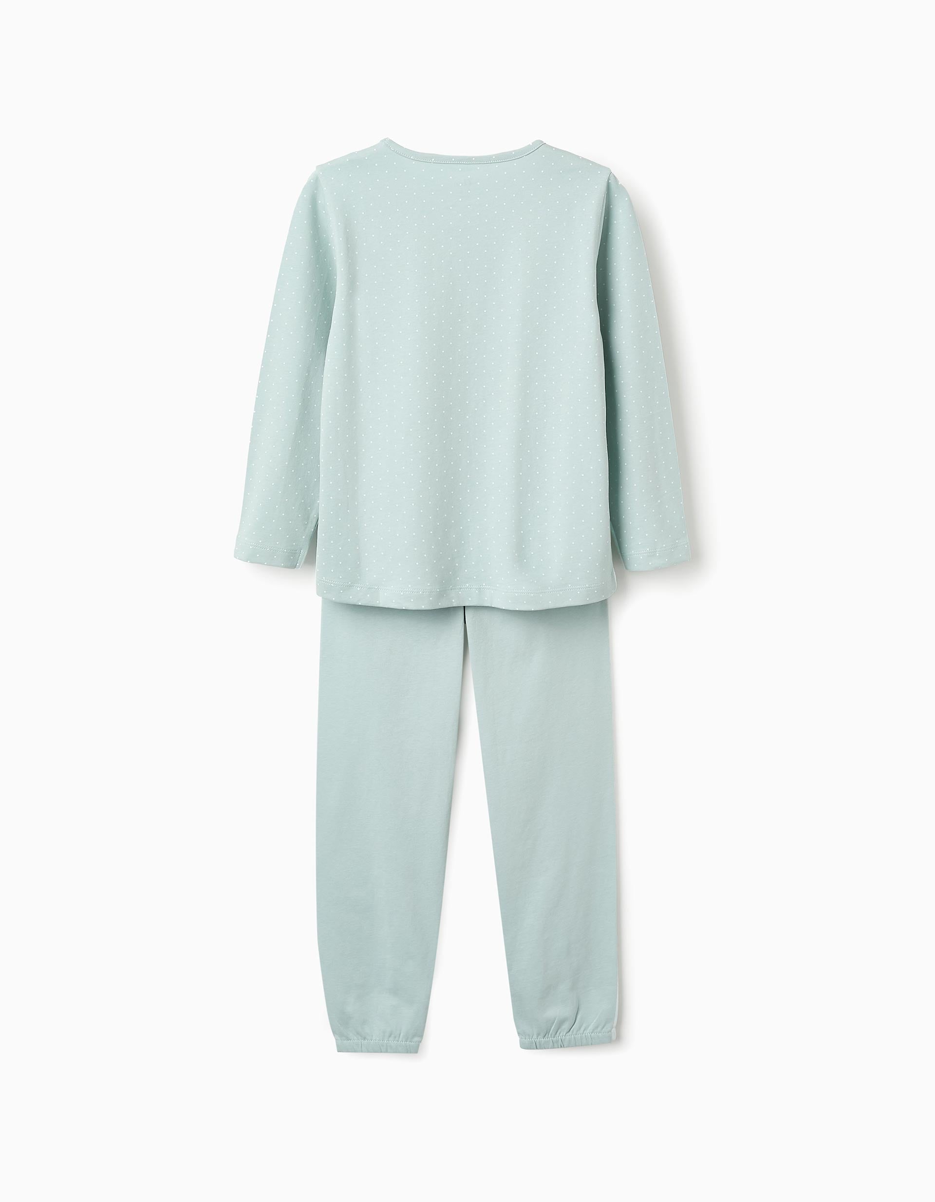 Cotton Pyjama for Girls 'Happy Place', Blue