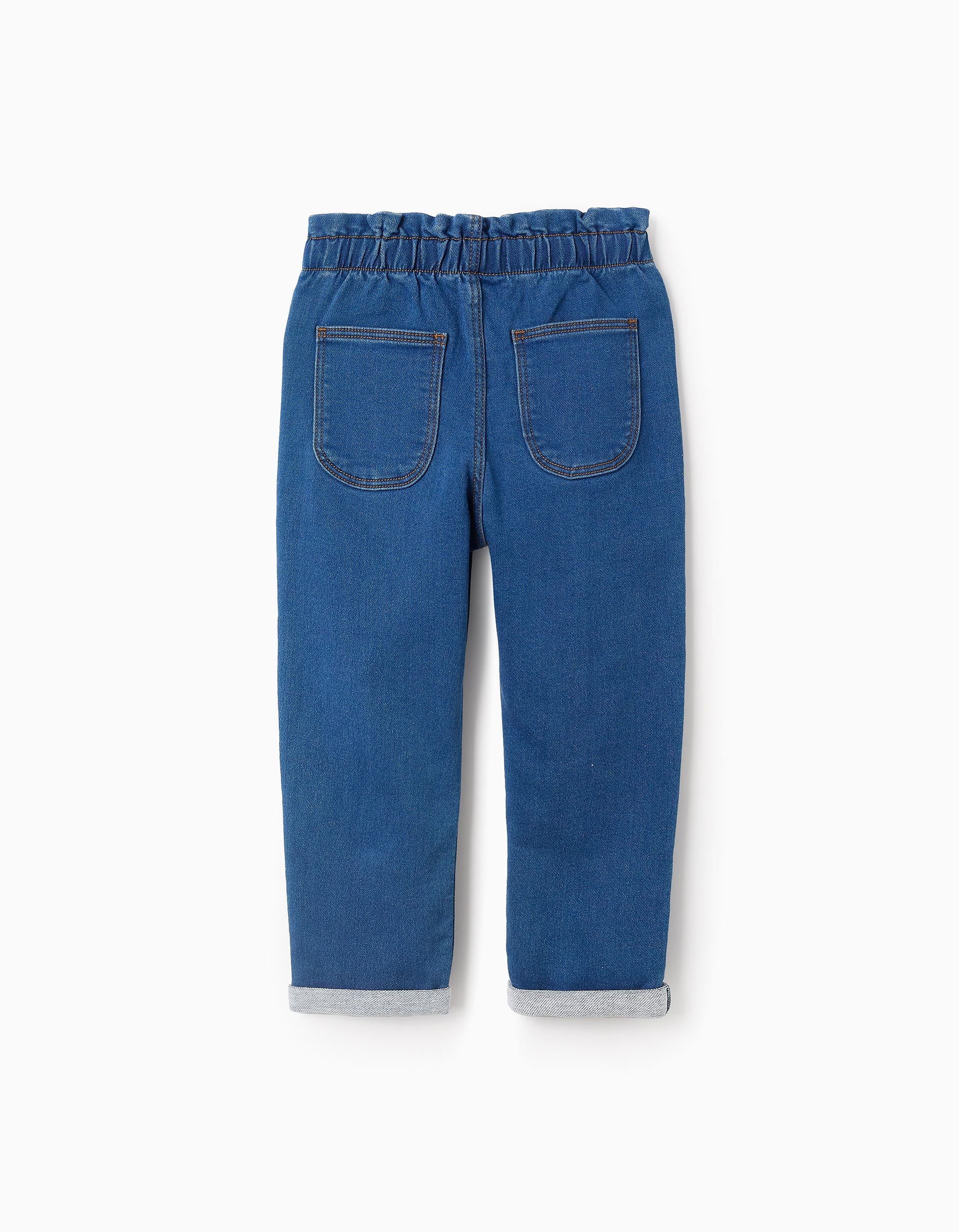 Pantalón Vaquero para Niña 'Paperbag', Azul