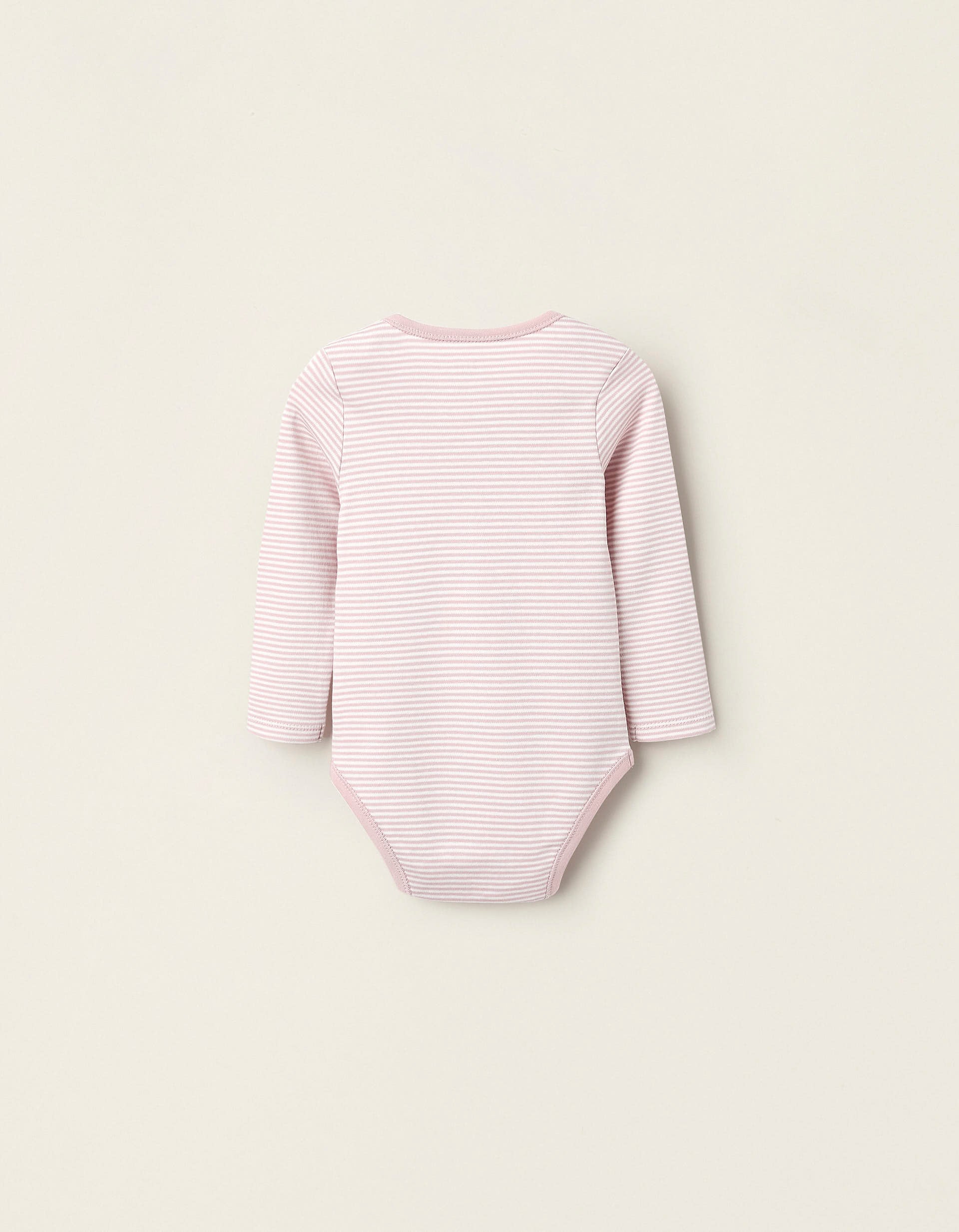 2 Bodies en Coton pour Bébé Fille 'Mum & Dad', Blanc/Rose