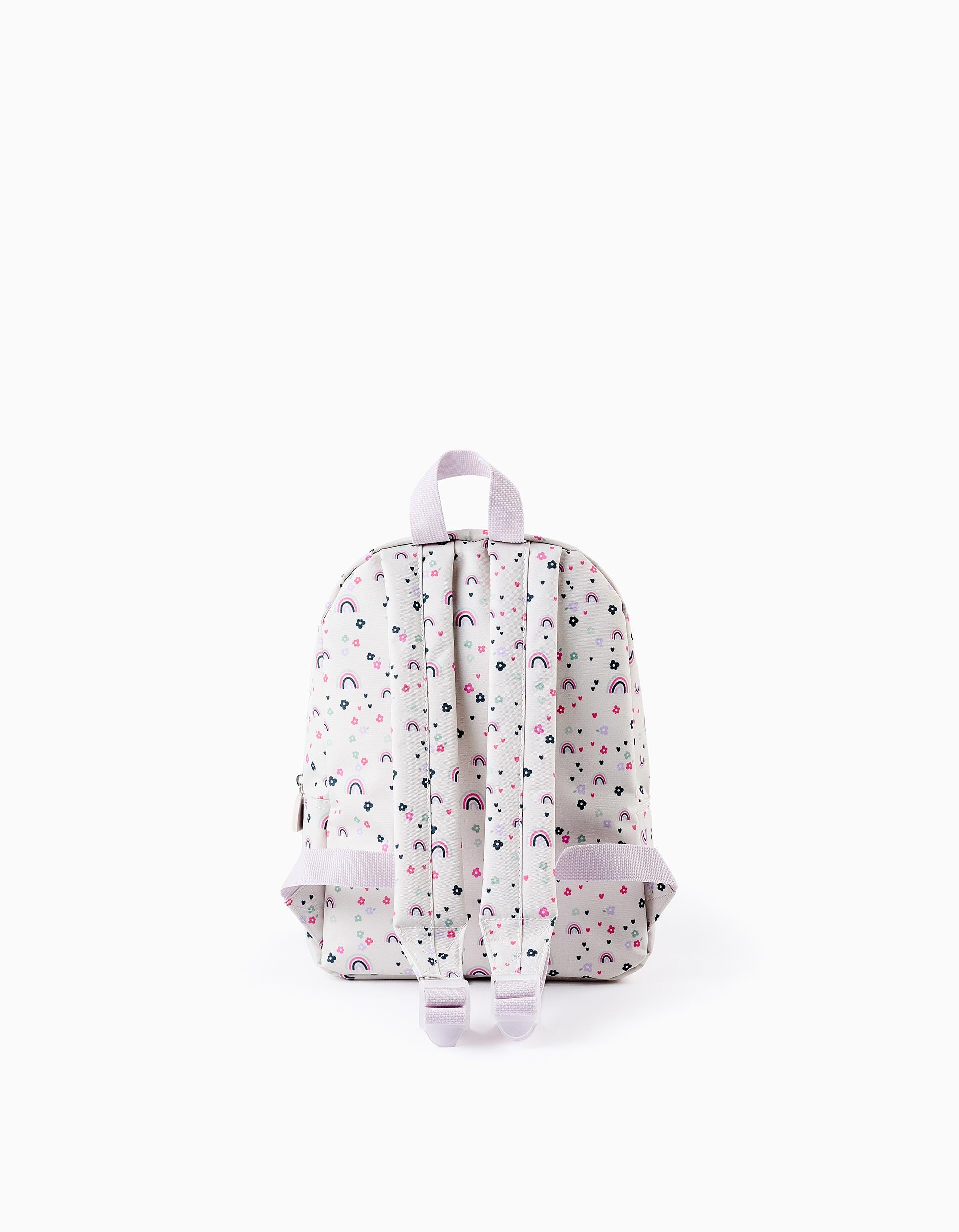 Sac à Dos pour Bébé Fille 'Arc-en-ciel', Beige/Lilas