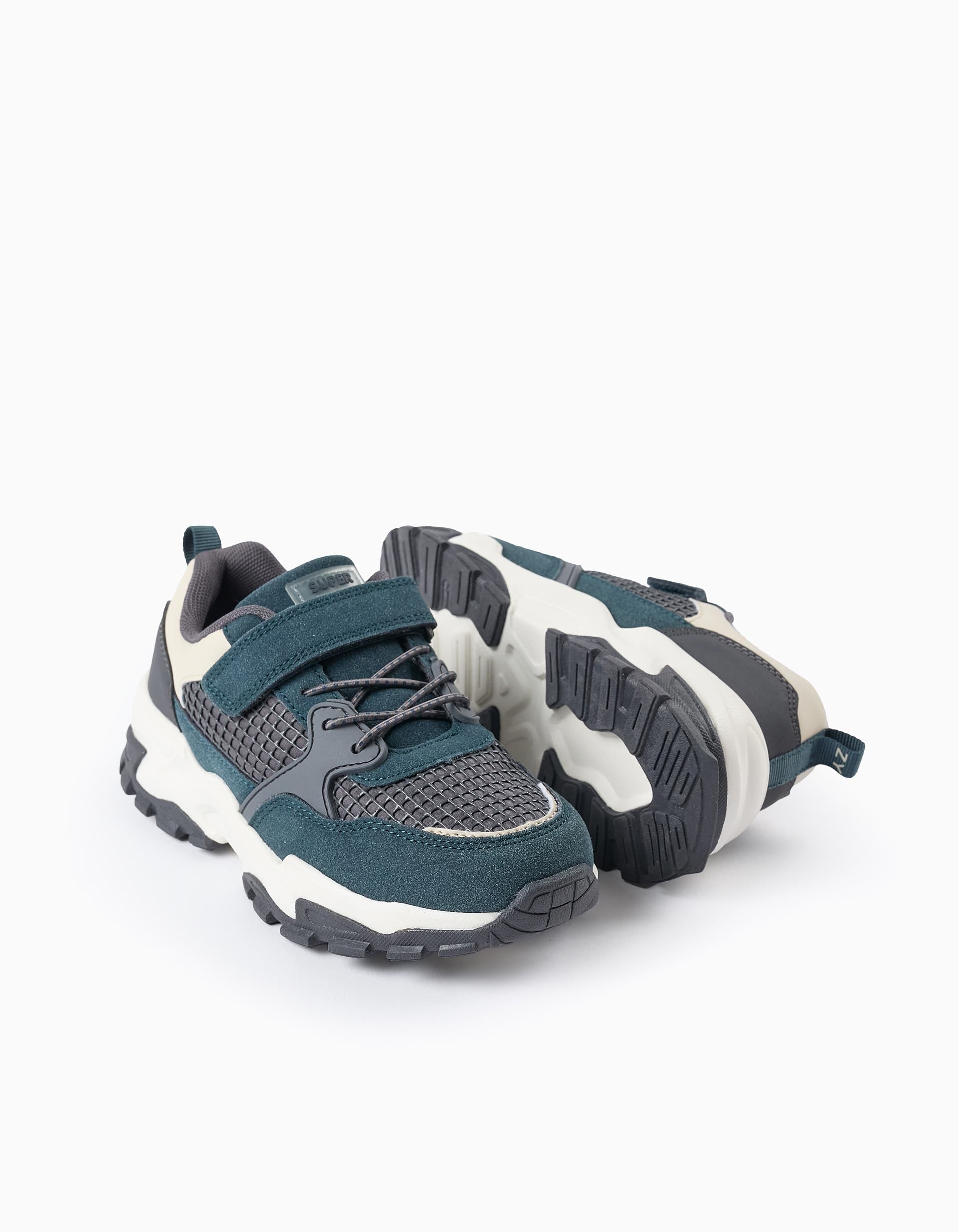 Zapatillas para Niño 'ZY Superlight', Verde/Gris Oscuro