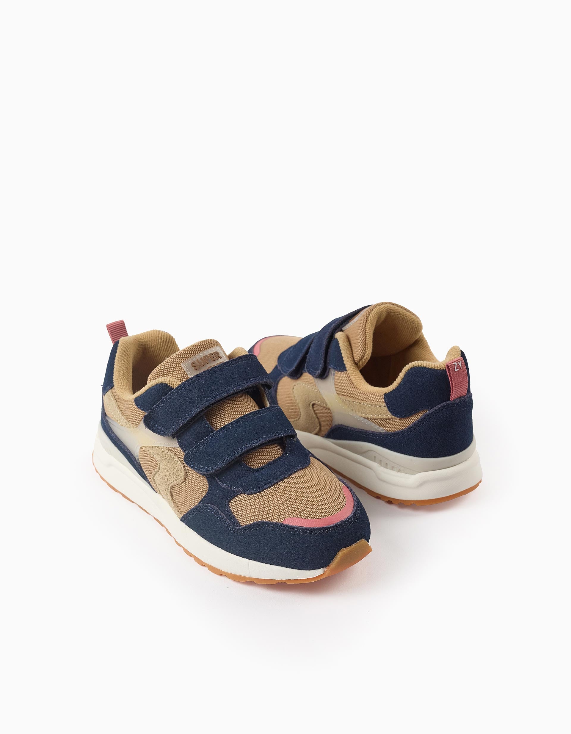 Zapatillas para Bebé Niño 'ZY Superlight Runner', Camel/Azul