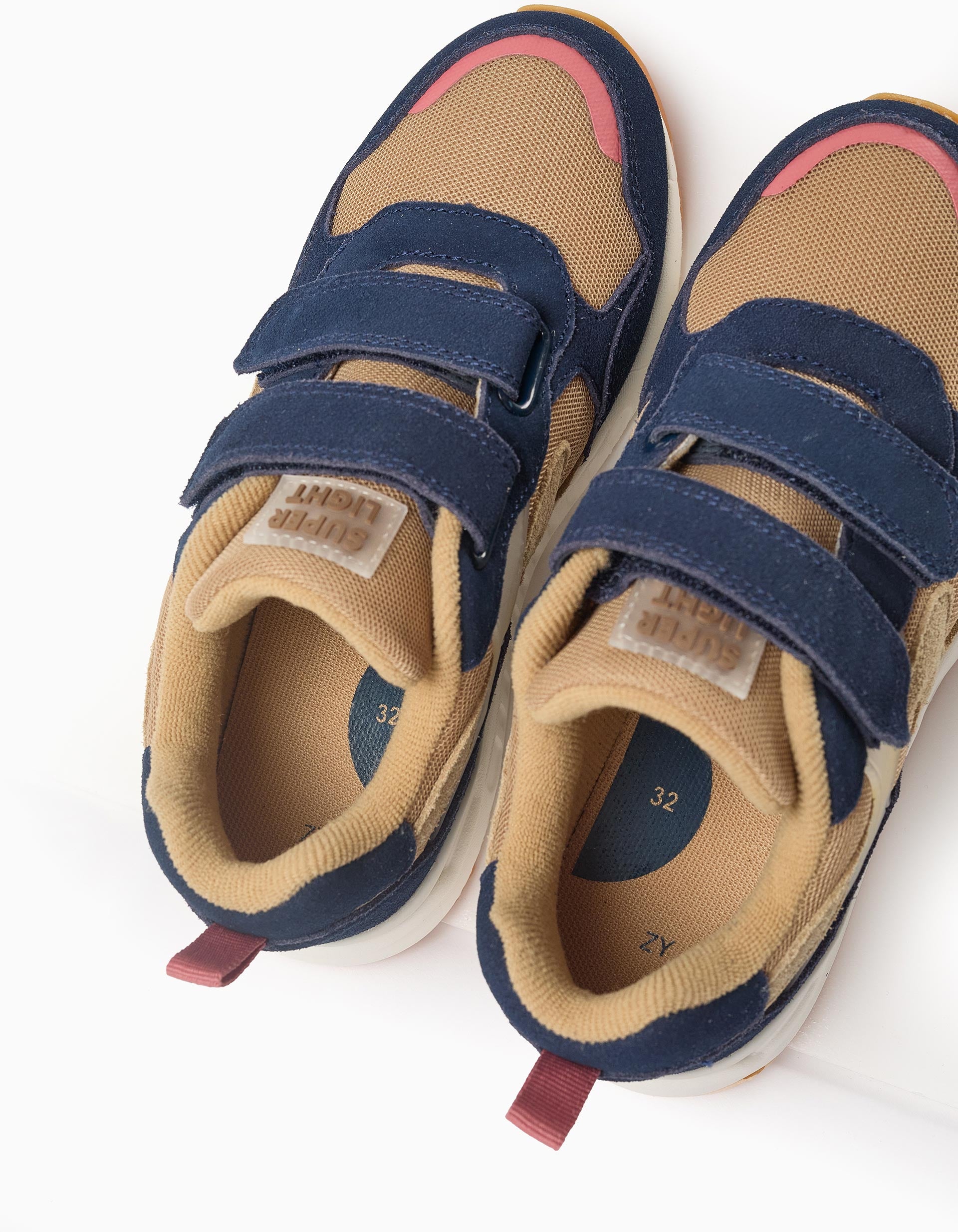 Zapatillas para Bebé Niño 'ZY Superlight Runner', Camel/Azul