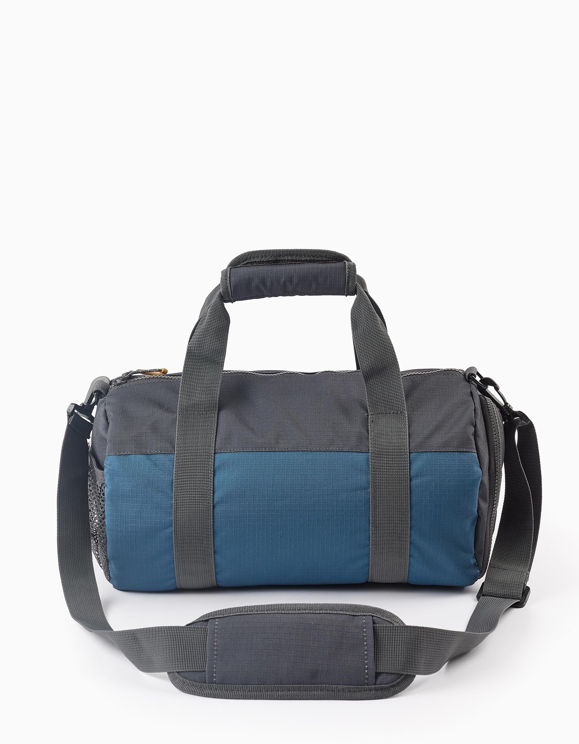 Sports Bag for Boys, Grey/Blue