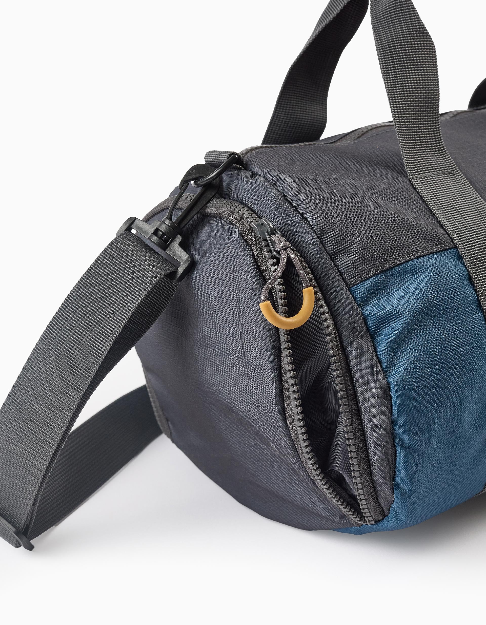 Sports Bag for Boys, Grey/Blue