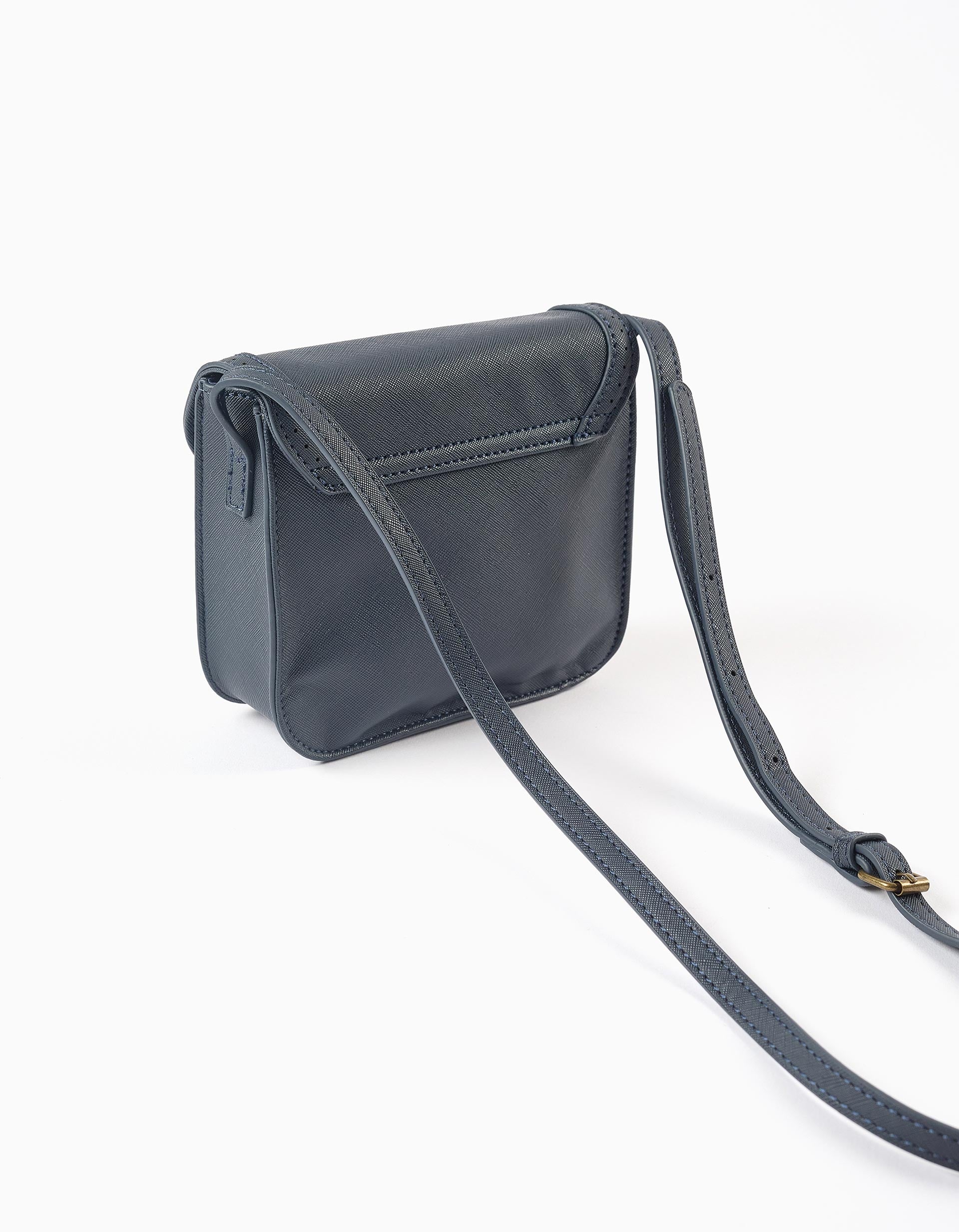 Sac Bandoulière avec Breloques pour Bébé et Fille, Bleu Foncé