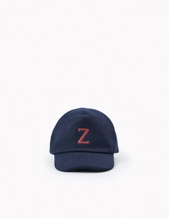 Casquette en Feutre ZY pour Bébé et Garçon, Bleu Foncé