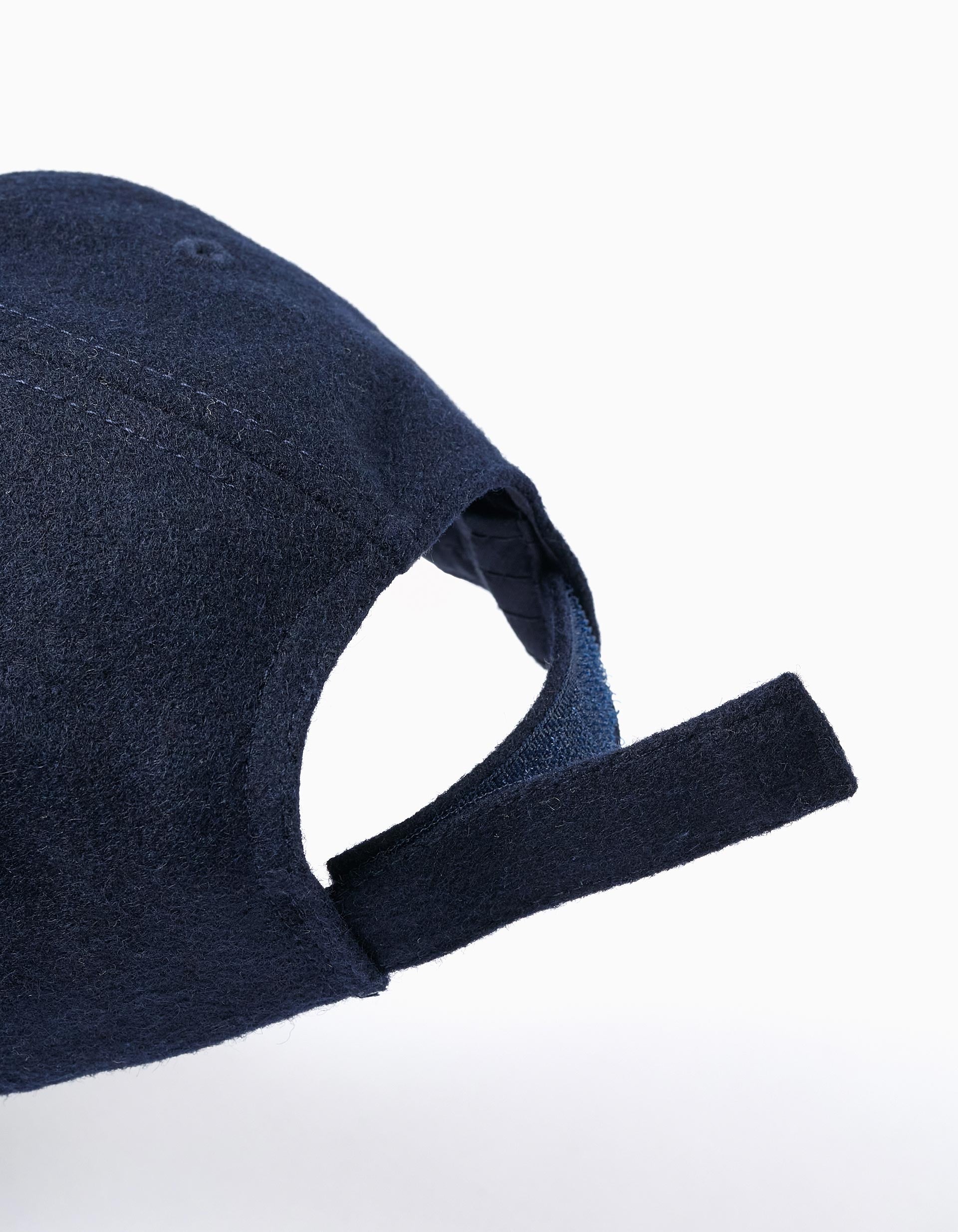 Casquette en Feutre ZY pour Bébé et Garçon, Bleu Foncé