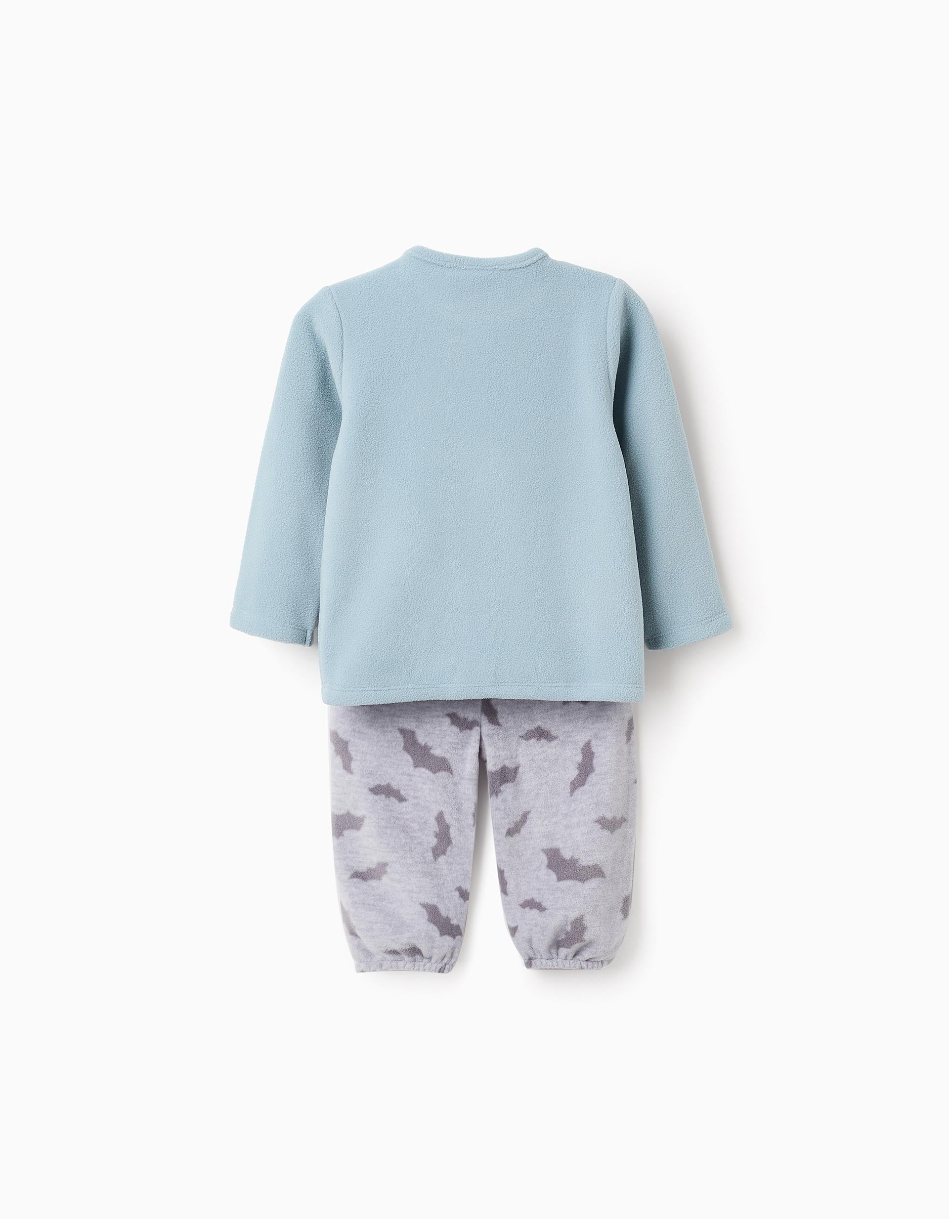 Pijama Polar para Bebé Niño 'Batman', Gris/Azul