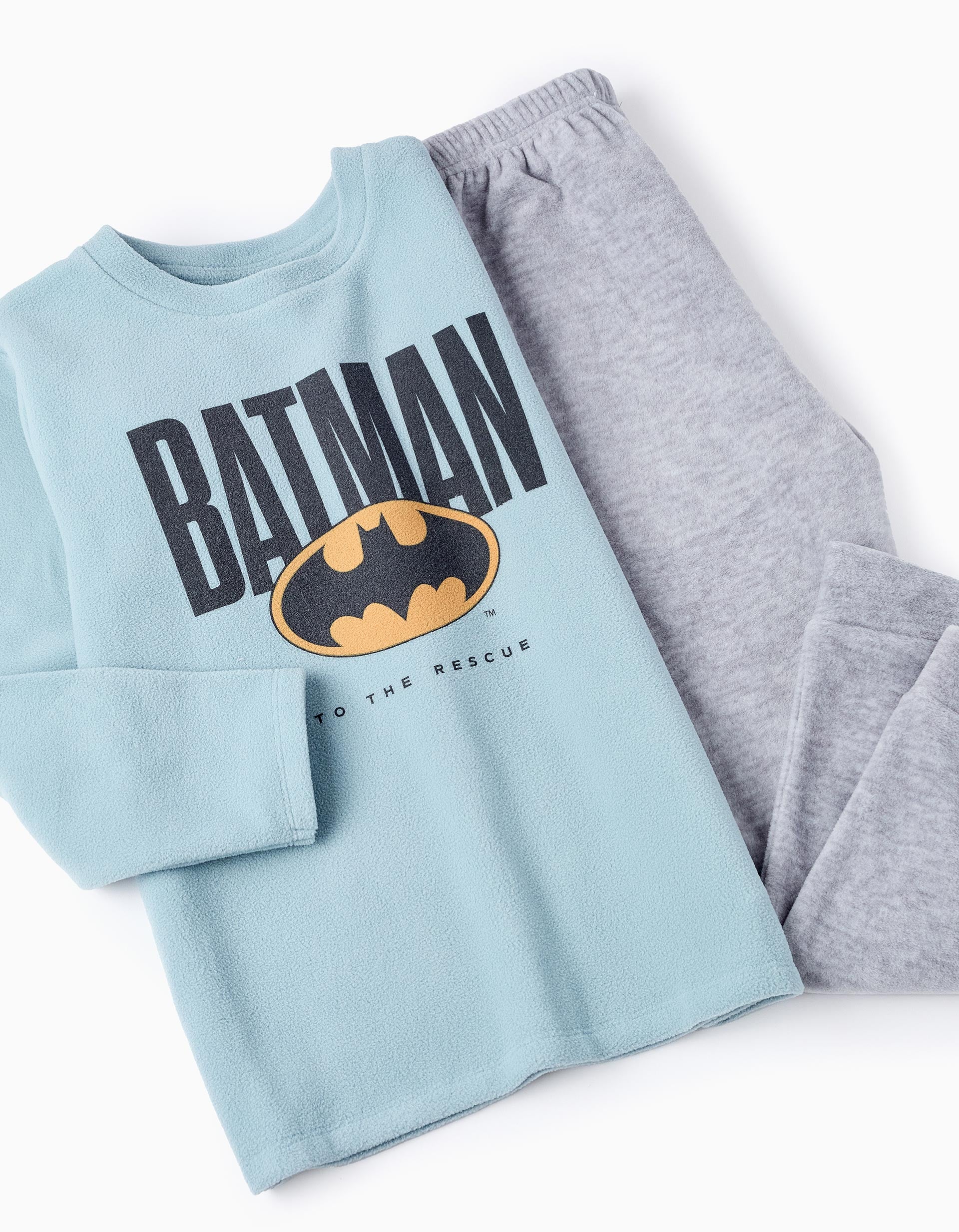 Pijama Polar para Menino 'Batman', Cinza/Azul