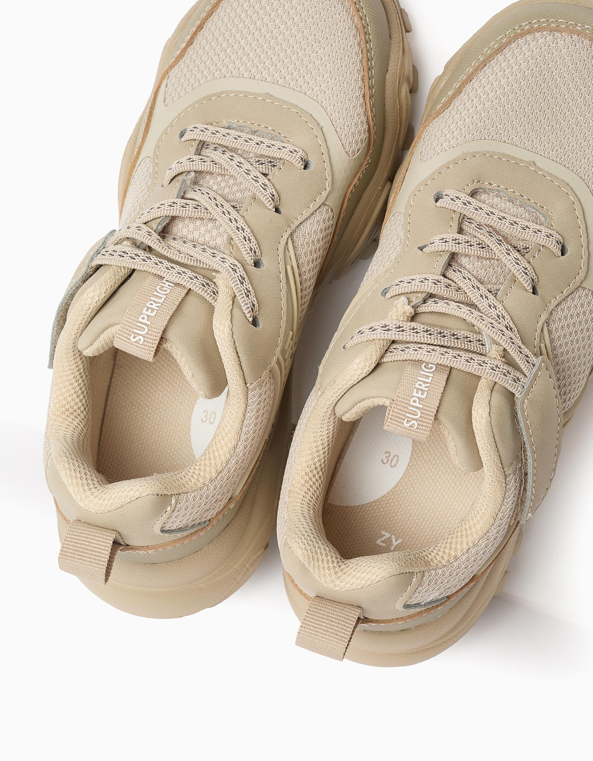 Baskets en Mesh pour Fille 'ZY Superlight Runner', Beige