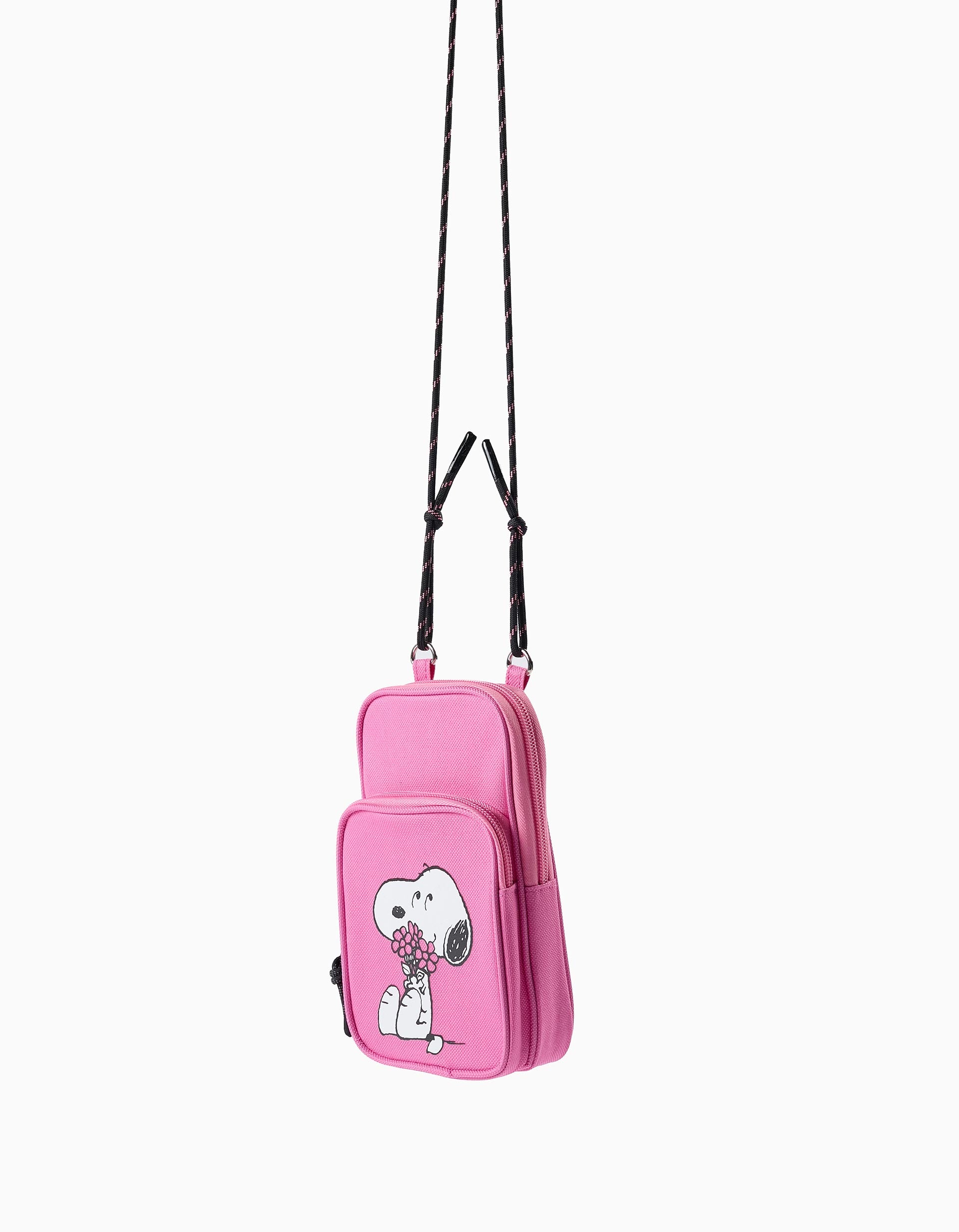 Sac Bandoulière pour Fille 'Snoopy', Rose