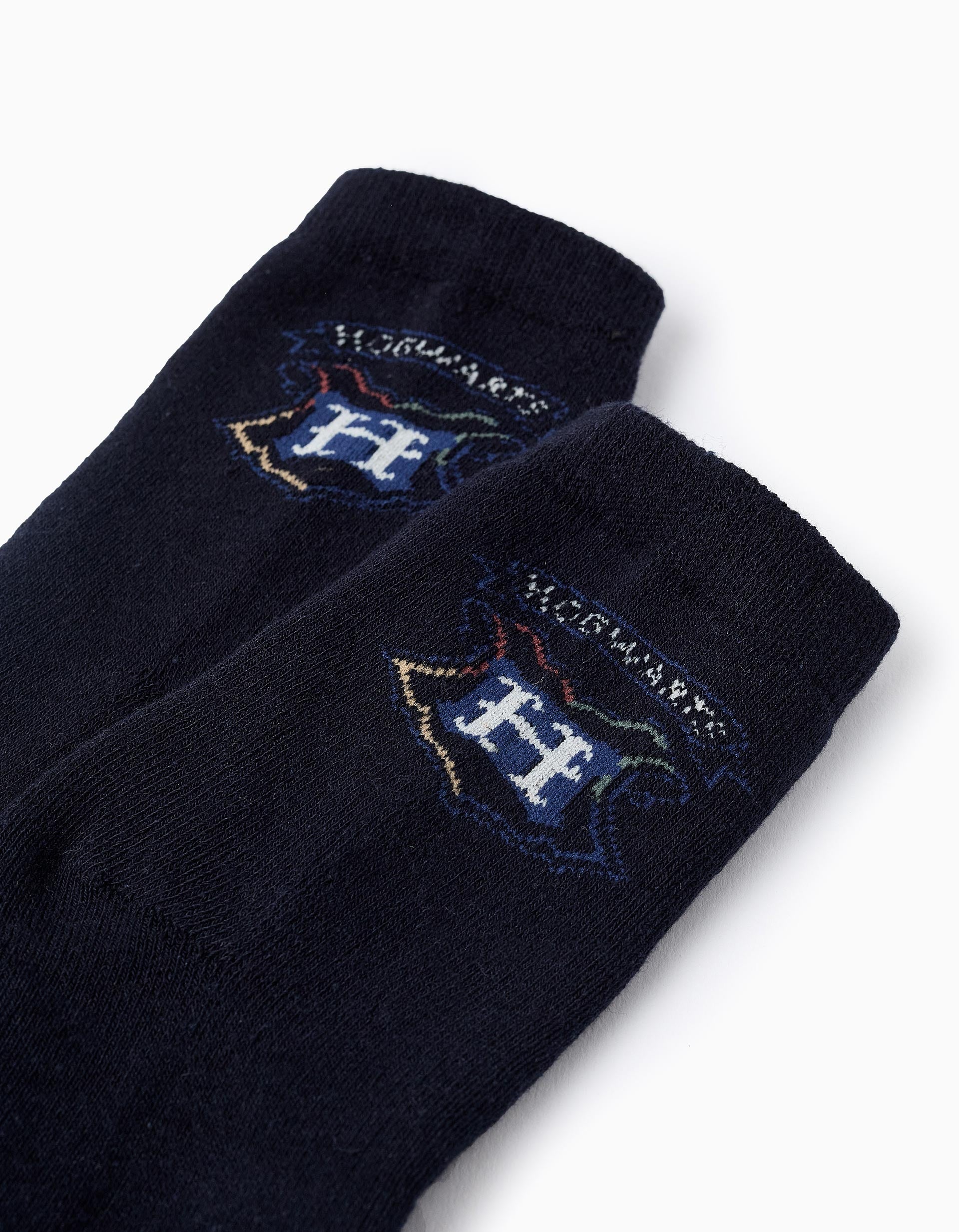 Chaussettes Antidérapantes pour Garçon 'Harry Potter', Bleu Foncé