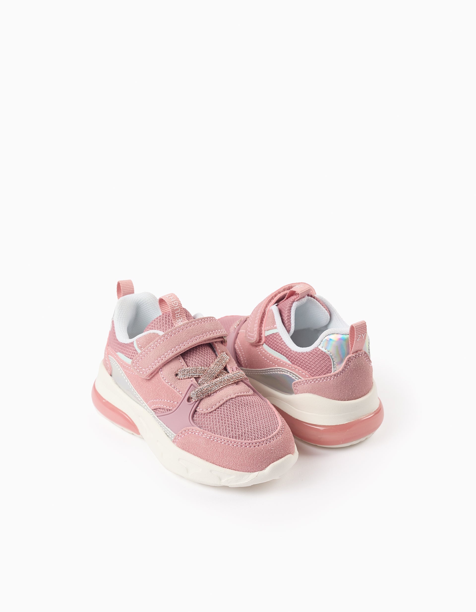 Baskets Lumineuses pour Bébé Fille 'Superlight Runner', Rose