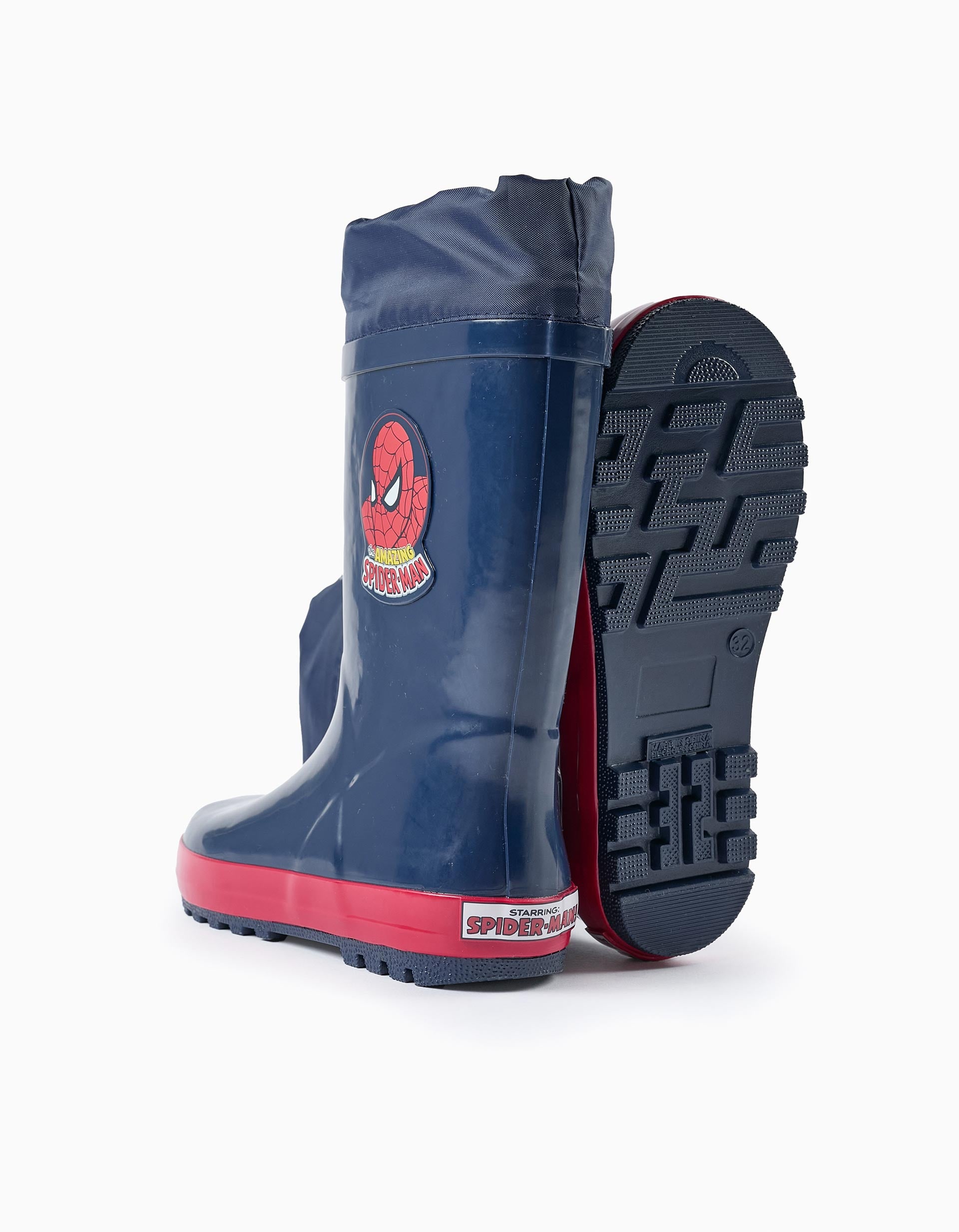 Bottes de Pluie pour Garçon 'Spider-Man', Bleu Foncé