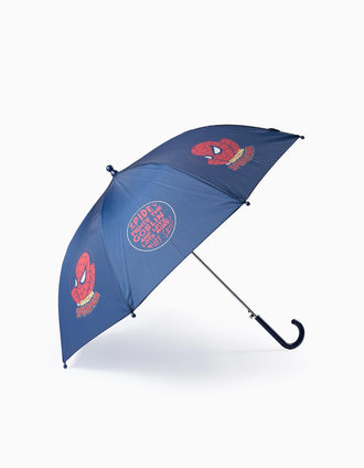 Parapluie pour Bébé et Garçon 'Spider-Man', Bleu Foncé