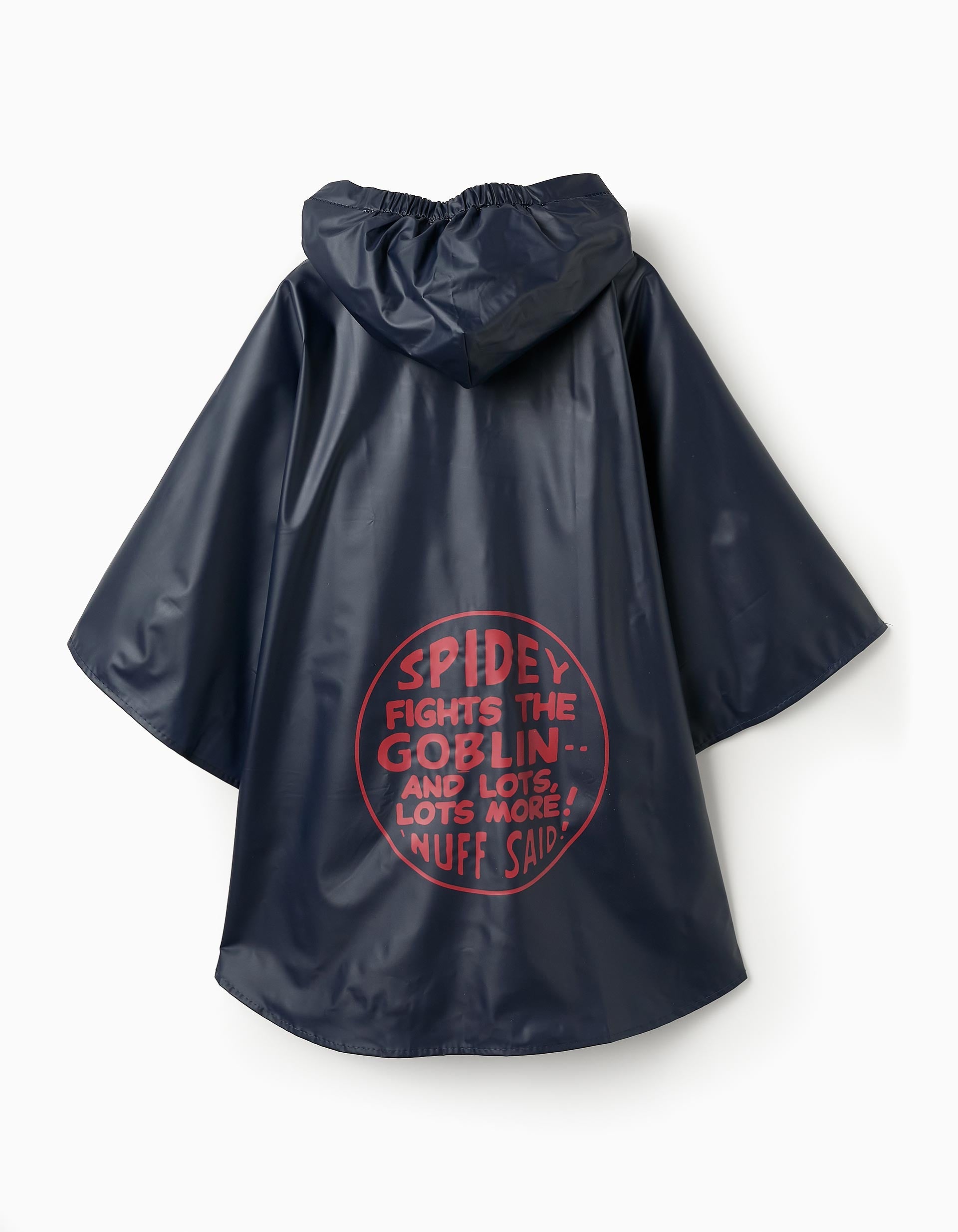 Rain Poncho for Babies and Boys 'Spider-Man', Dark Blue