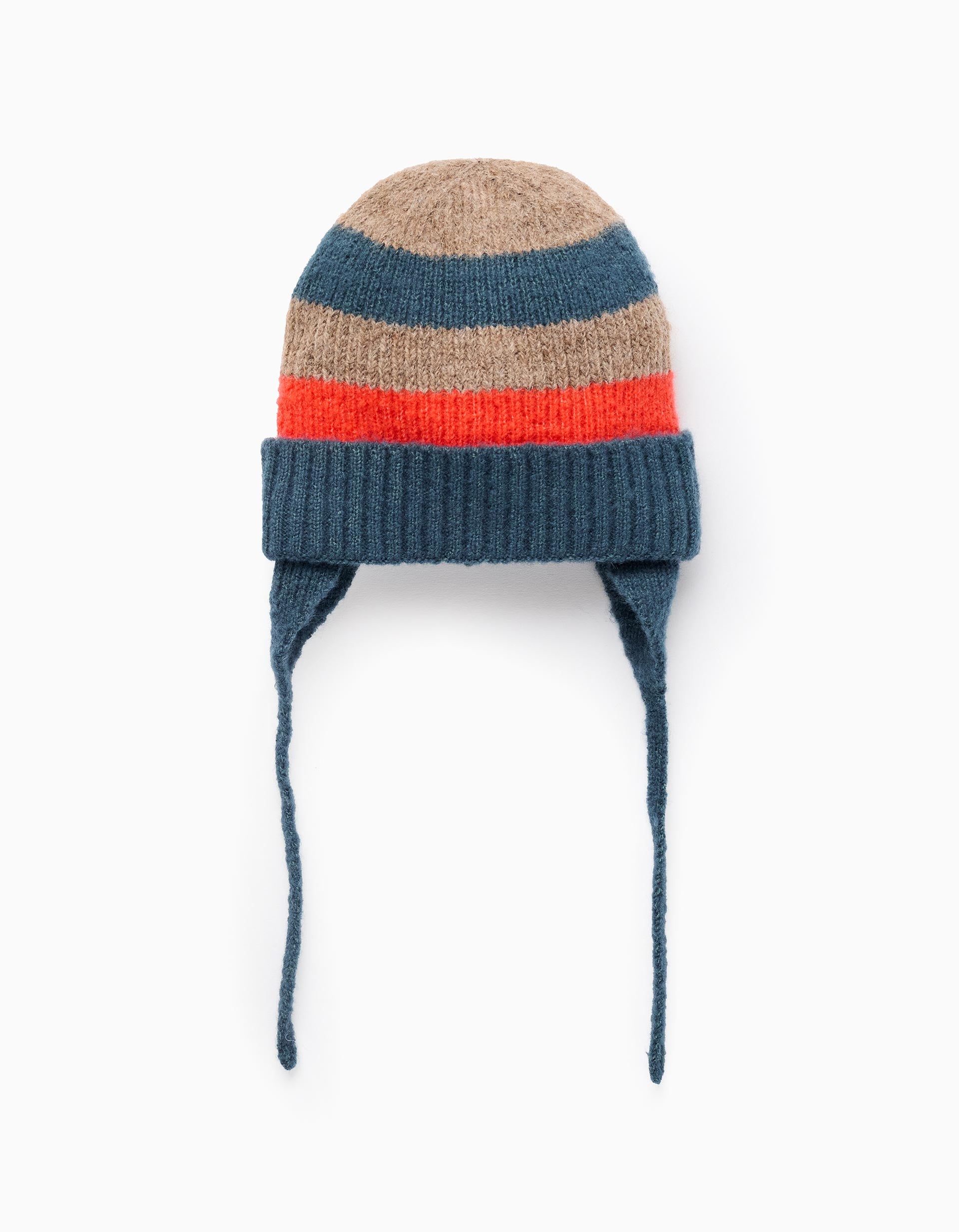 Gorro de Malha às Riscas para Bebé Menino, Multicolor