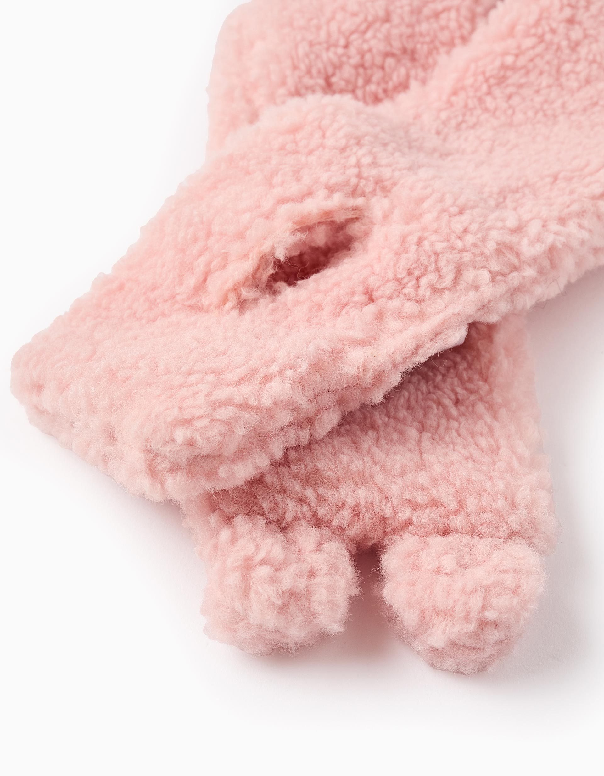 Sherpa Scarf for Baby Girls, Pink