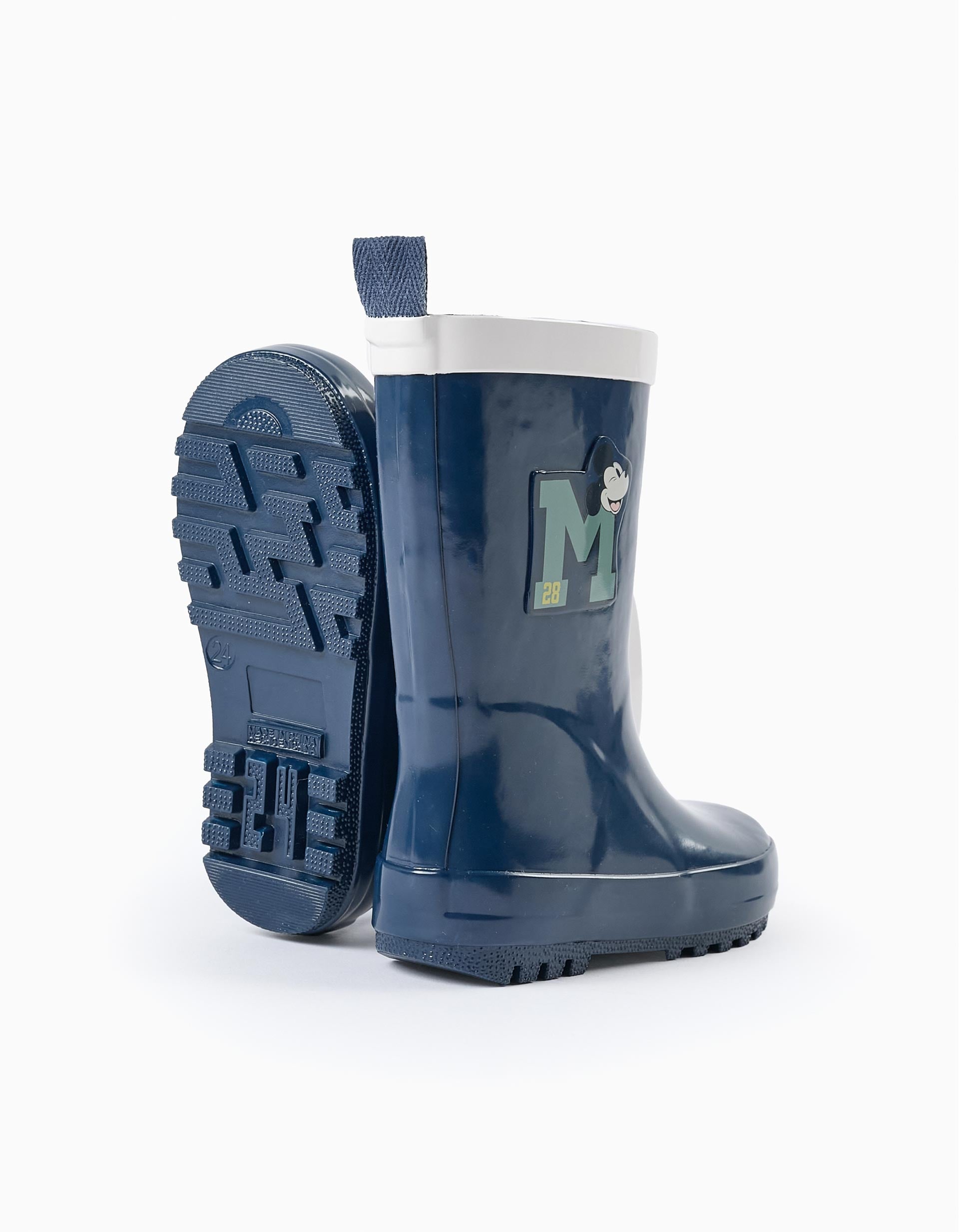 Botas de Agua para Bebé Niño 'Mickey', Azul Oscuro