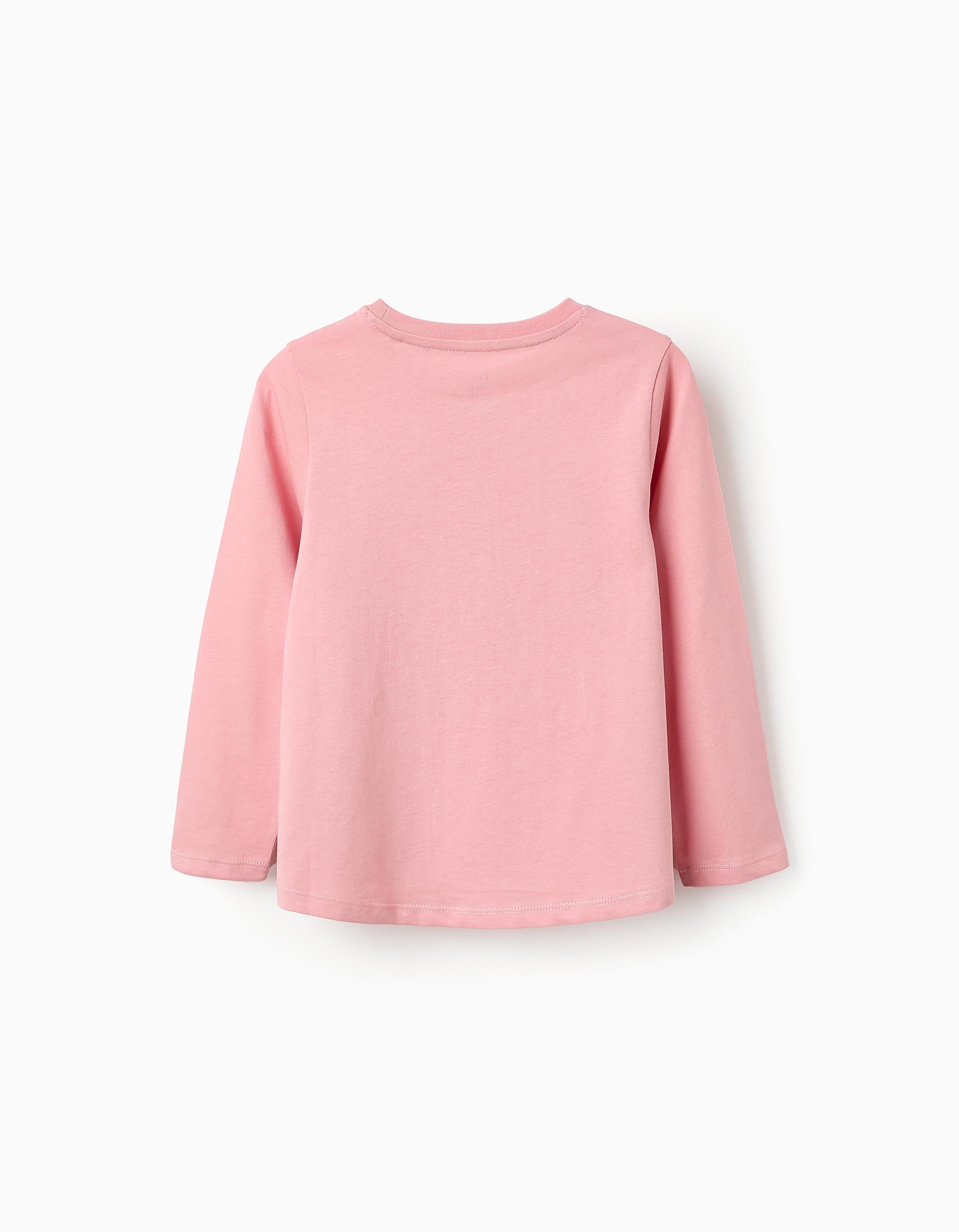 T-shirt à Manches Longues pour Fille 'No Rules', Rose