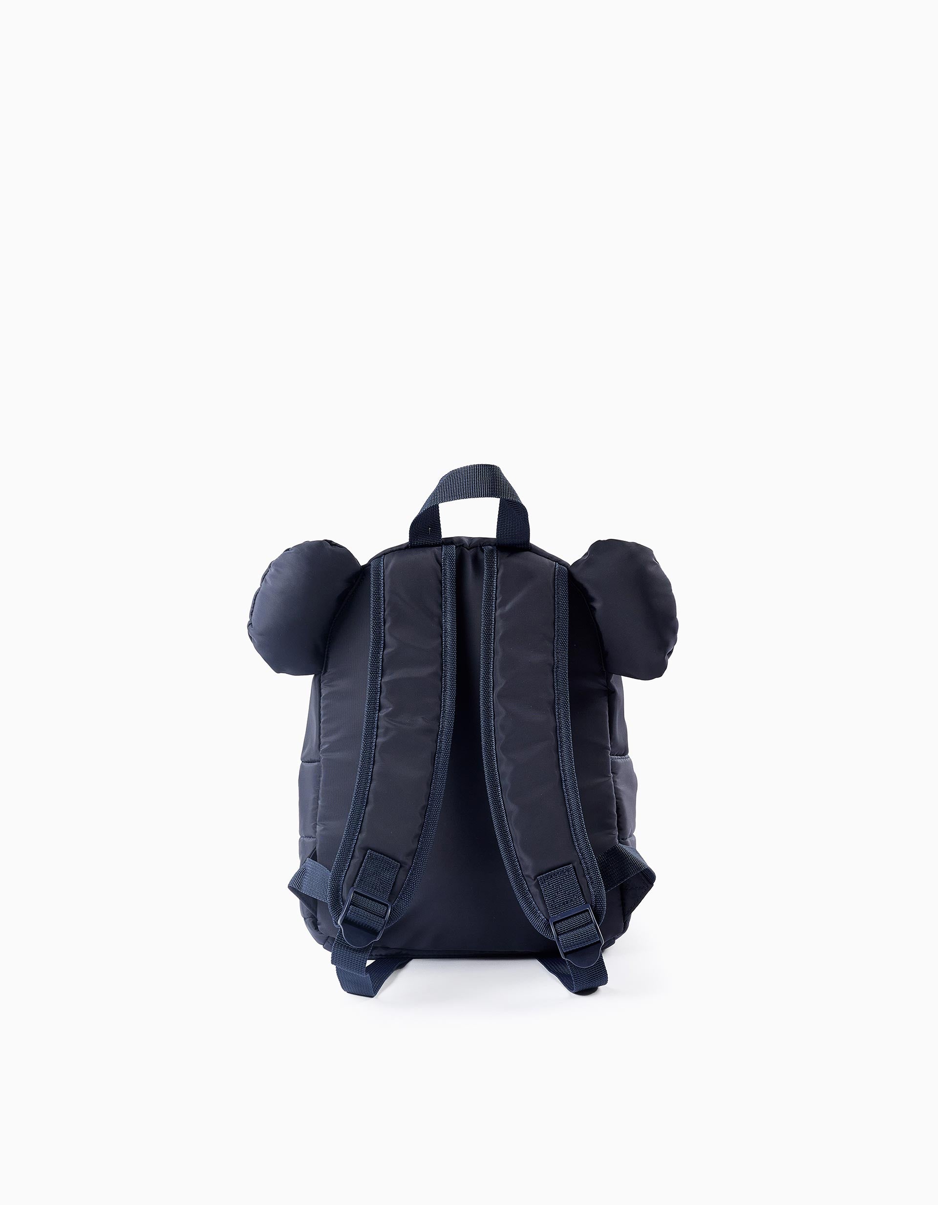 Mochila Acolchada para Bebé Niña 'Minnie', Azul Oscuro