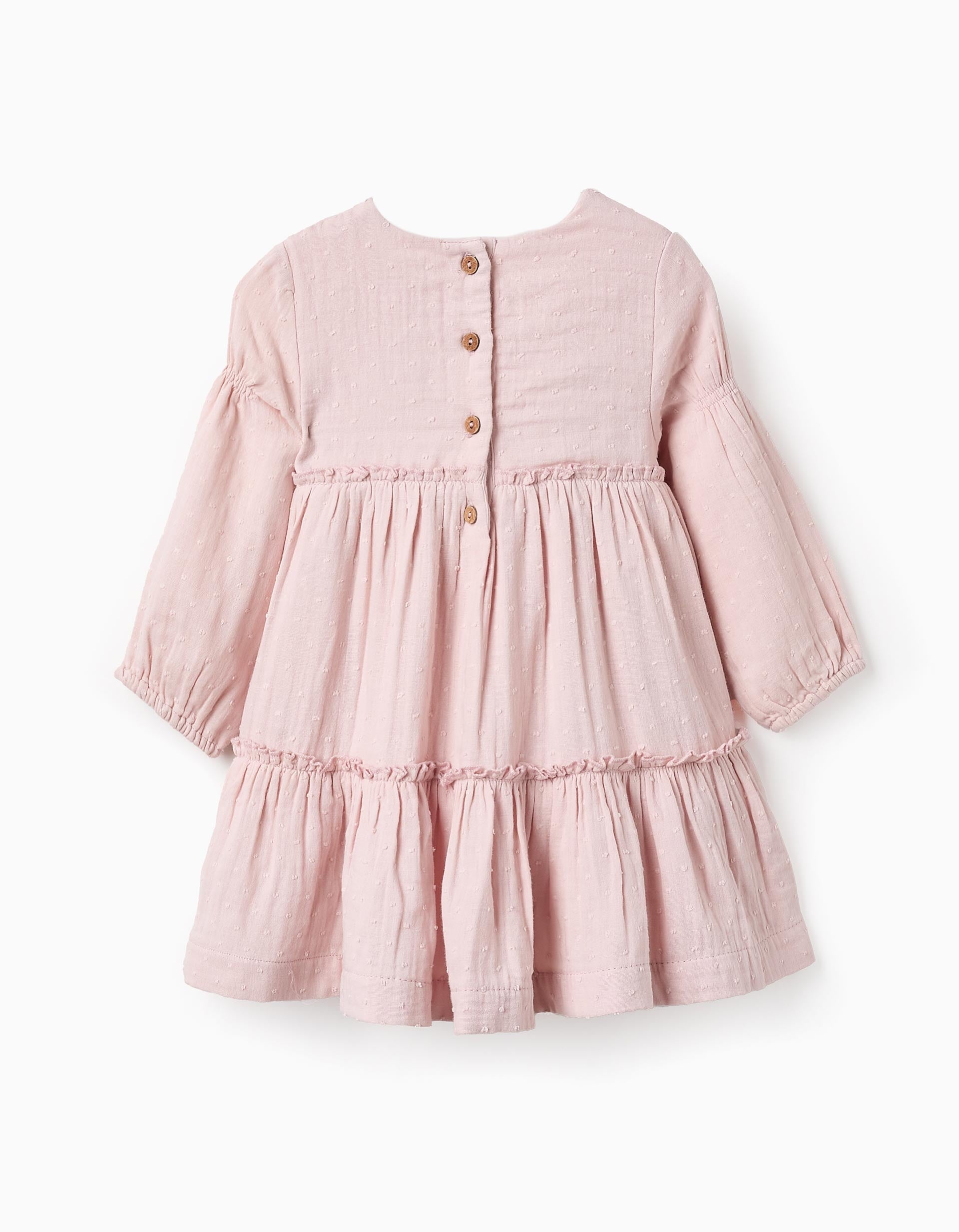 Robe en Coton Bambula pour Fille, Rose