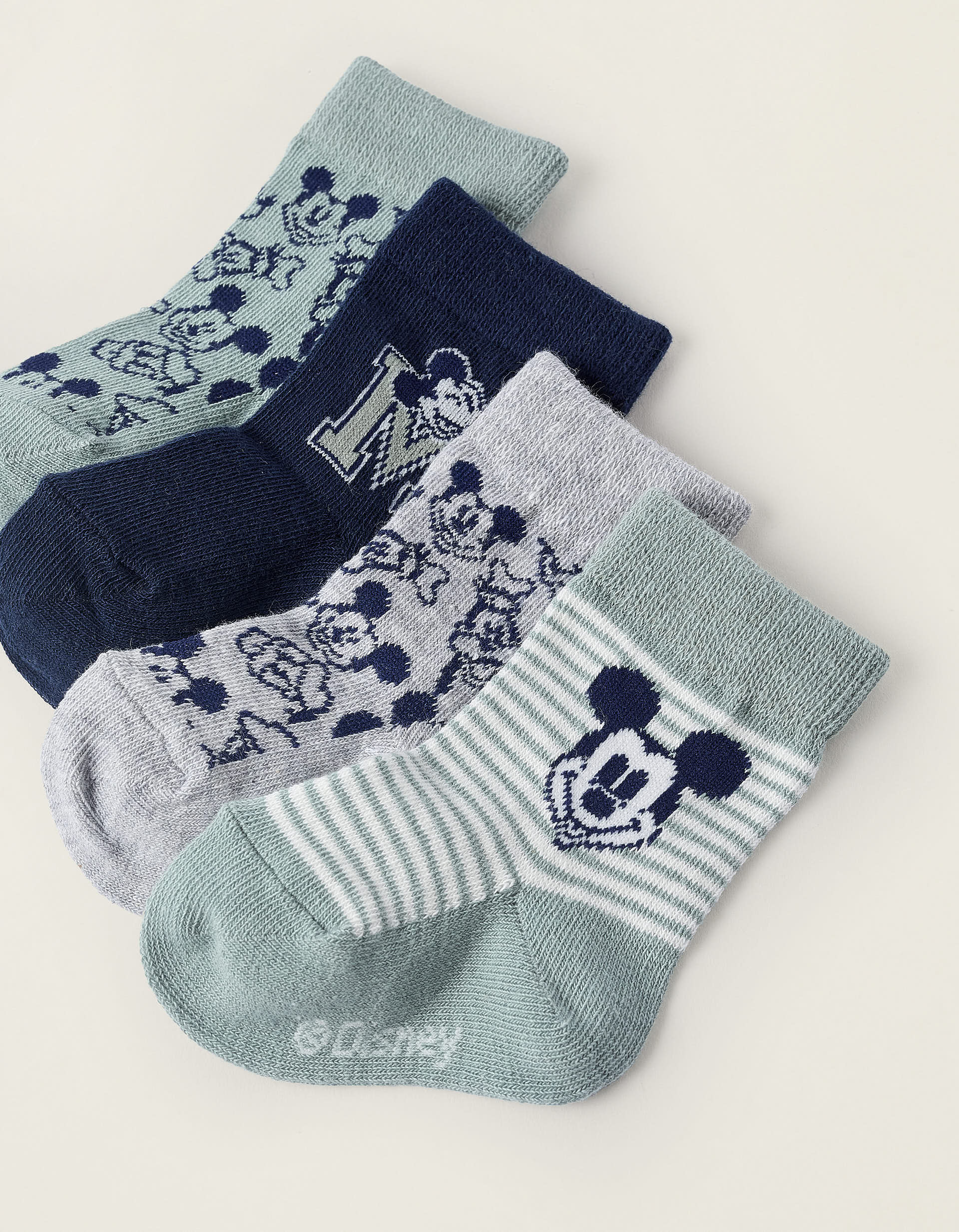 Pack 4 Paires de Chaussettes pour Bébé Garçon 'Mickey', Multicolore