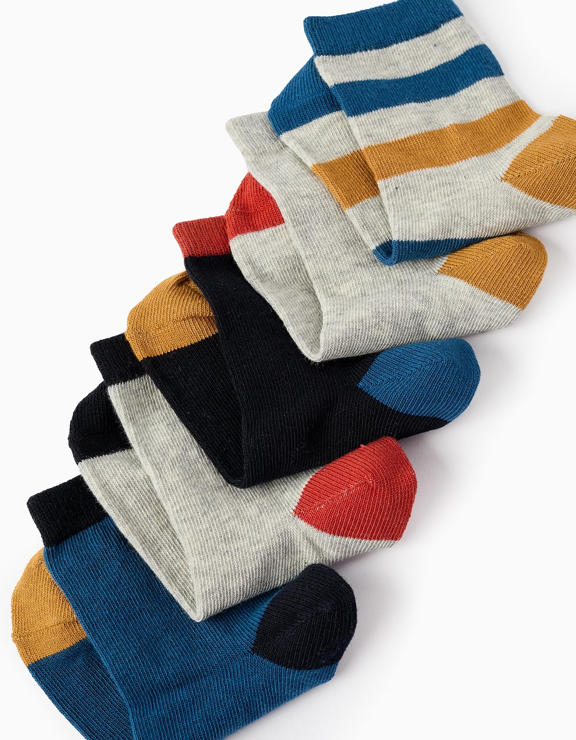 Pack 5 Paires de Chaussettes pour Garçon, Multicolore