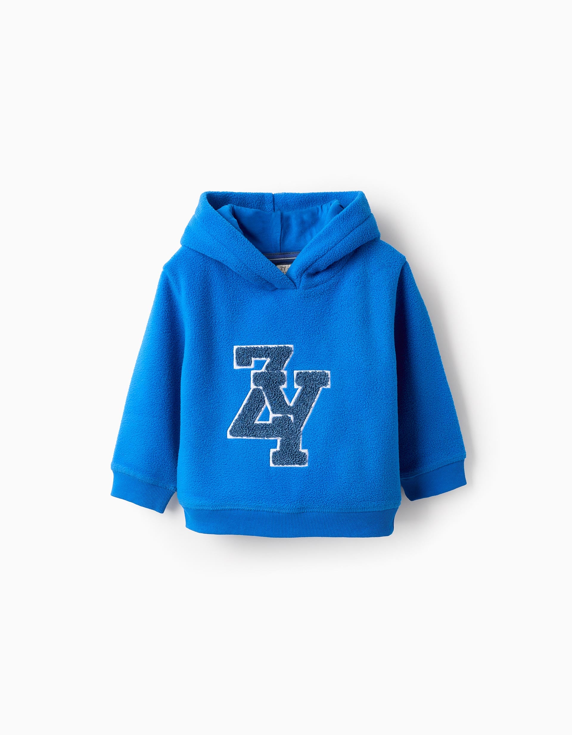 Sudadera Polar con Capucha para Bebé Niño 'ZY', Azul