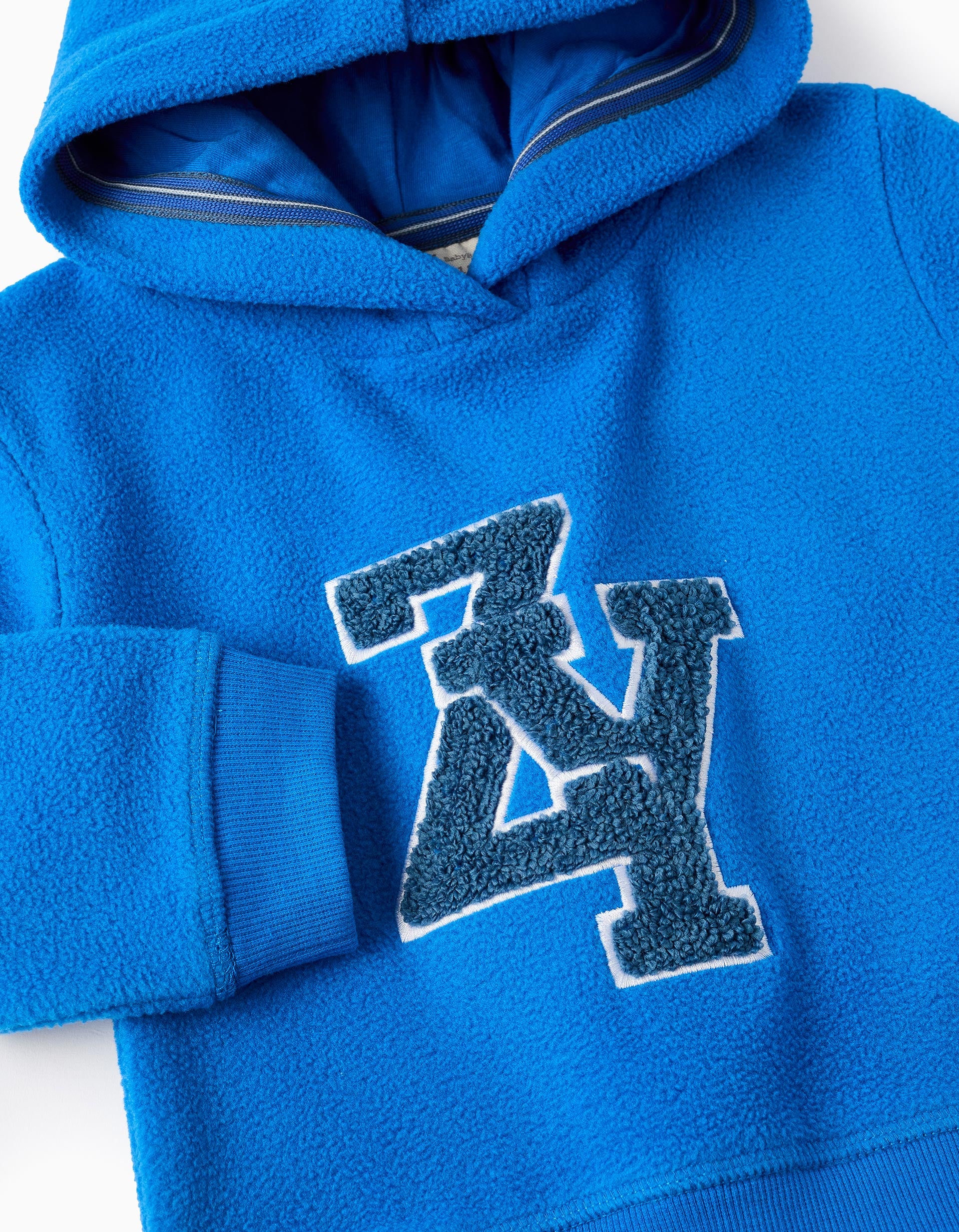 Sudadera Polar con Capucha para Bebé Niño 'ZY', Azul