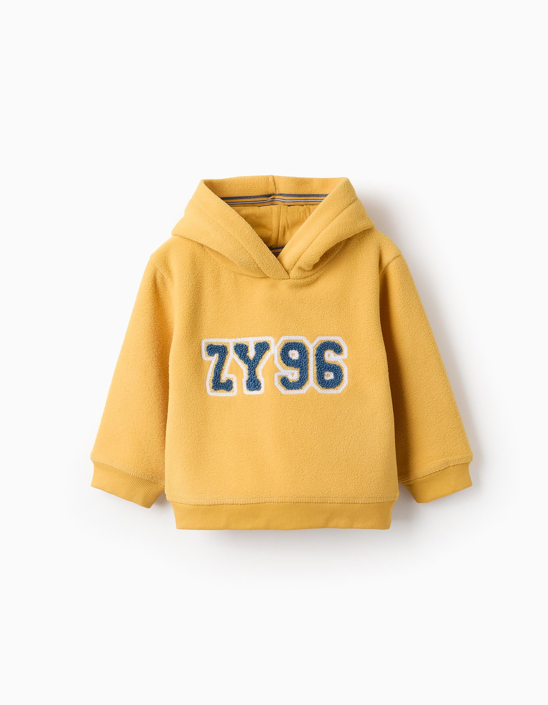 Sudadera Polar con Capucha para Bebé Niño 'ZY', Amarillo