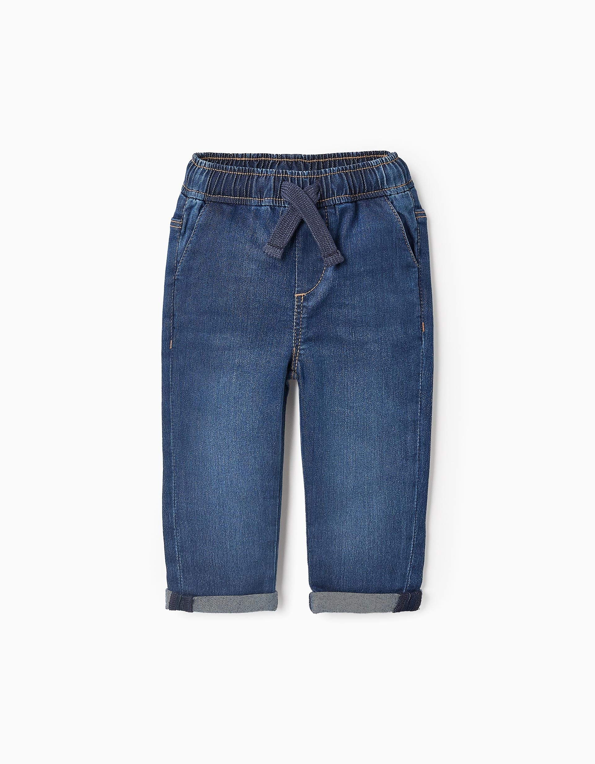 Pantalon  en Jean pour Bébé Garçon, Bleu Foncé